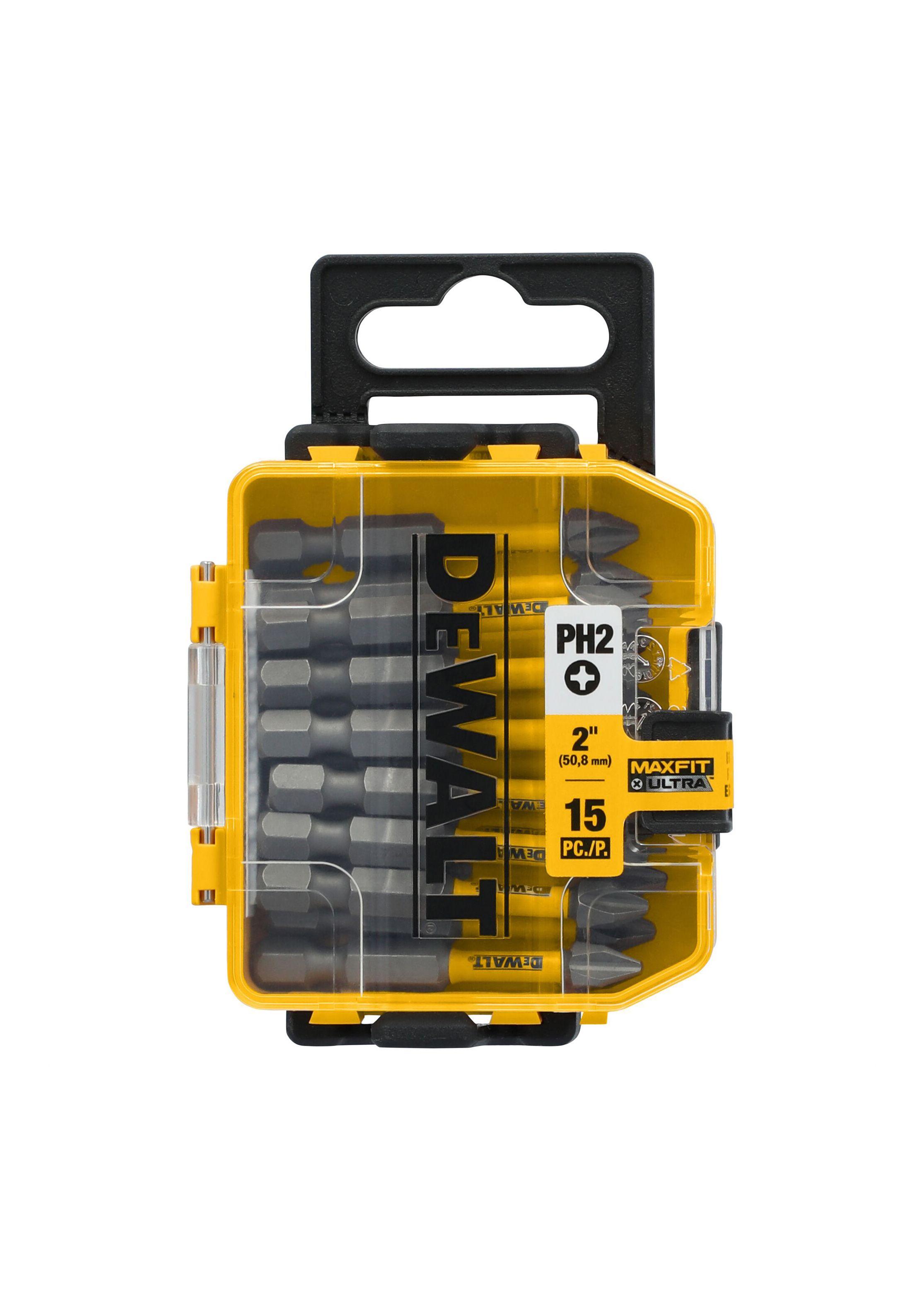 Set 15 brocas Phillips 2” Maxfit DEWALT DWA2PH2UMF15-0