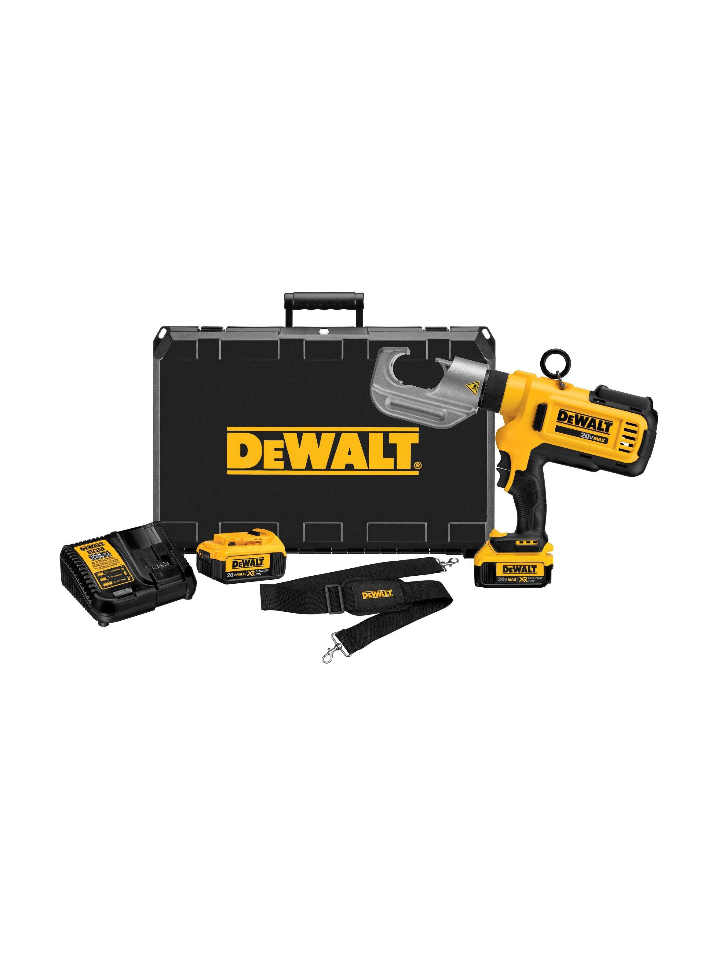 Kit de crimpeado de cables 20V + accesorios DEWALT DCE300M2-0