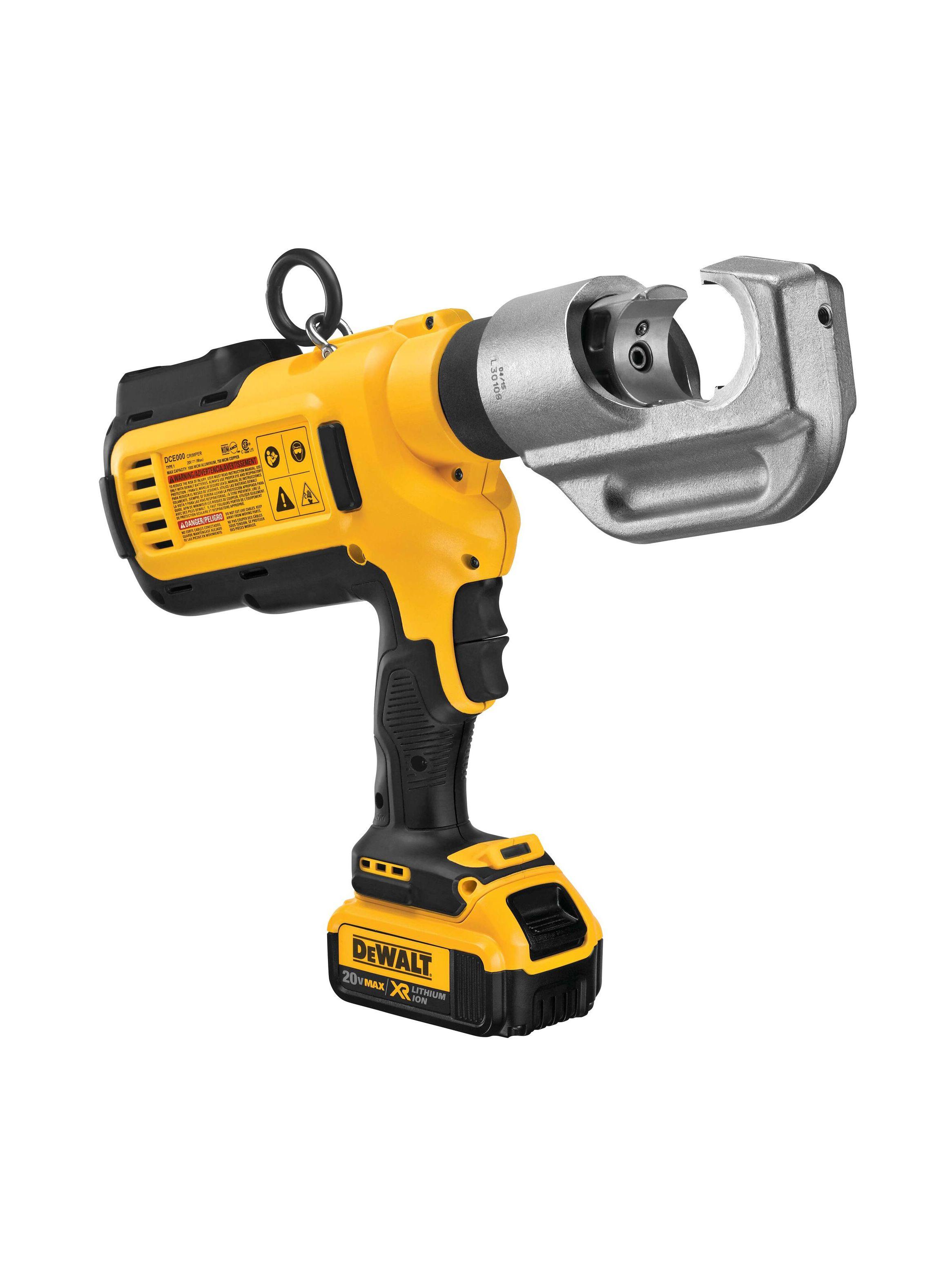 Kit de crimpeado de cables 20V + accesorios DEWALT DCE300M2-2
