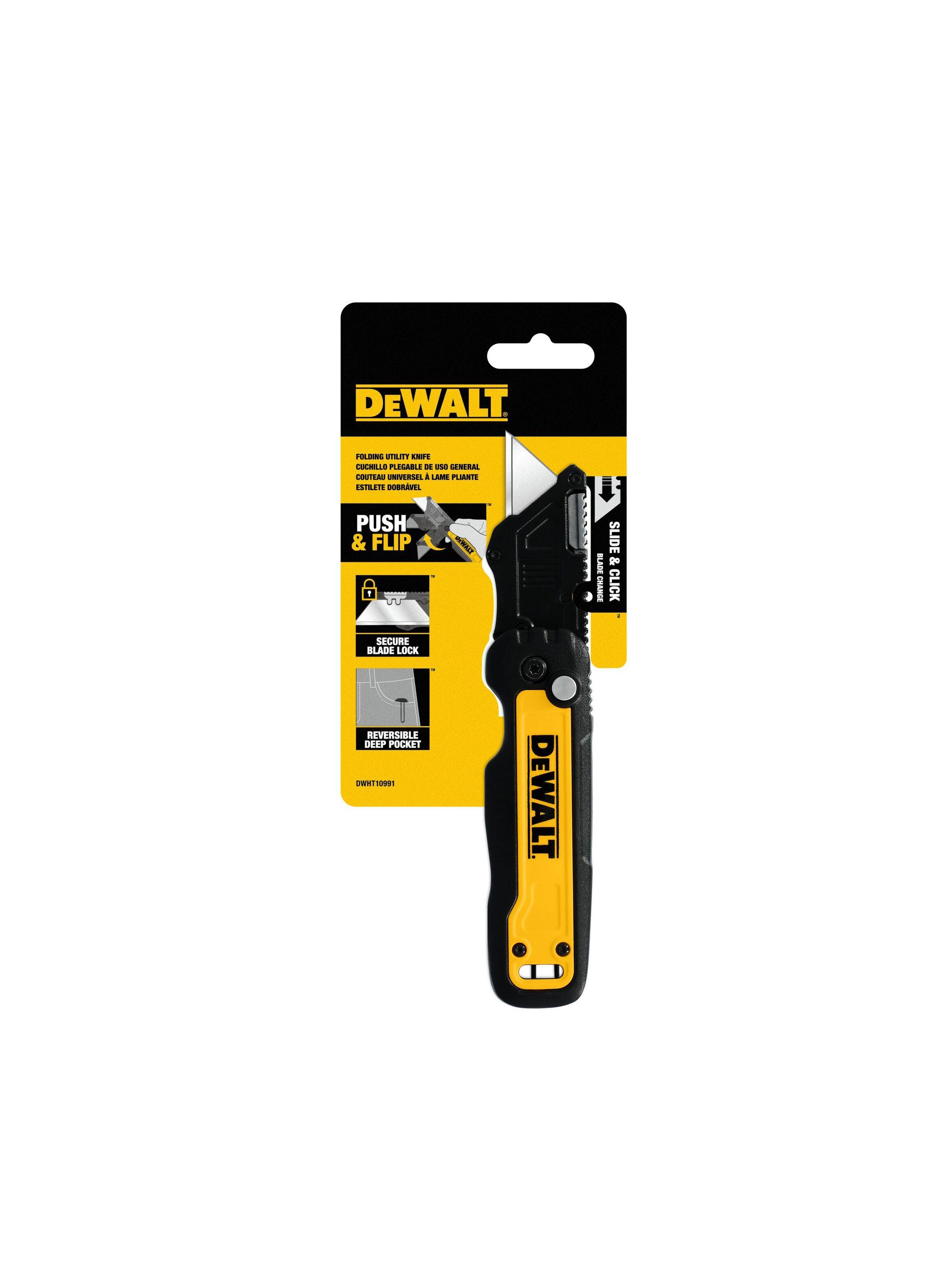 Cuchillo plegable de aluminio DEWALT DWHT10991-2
