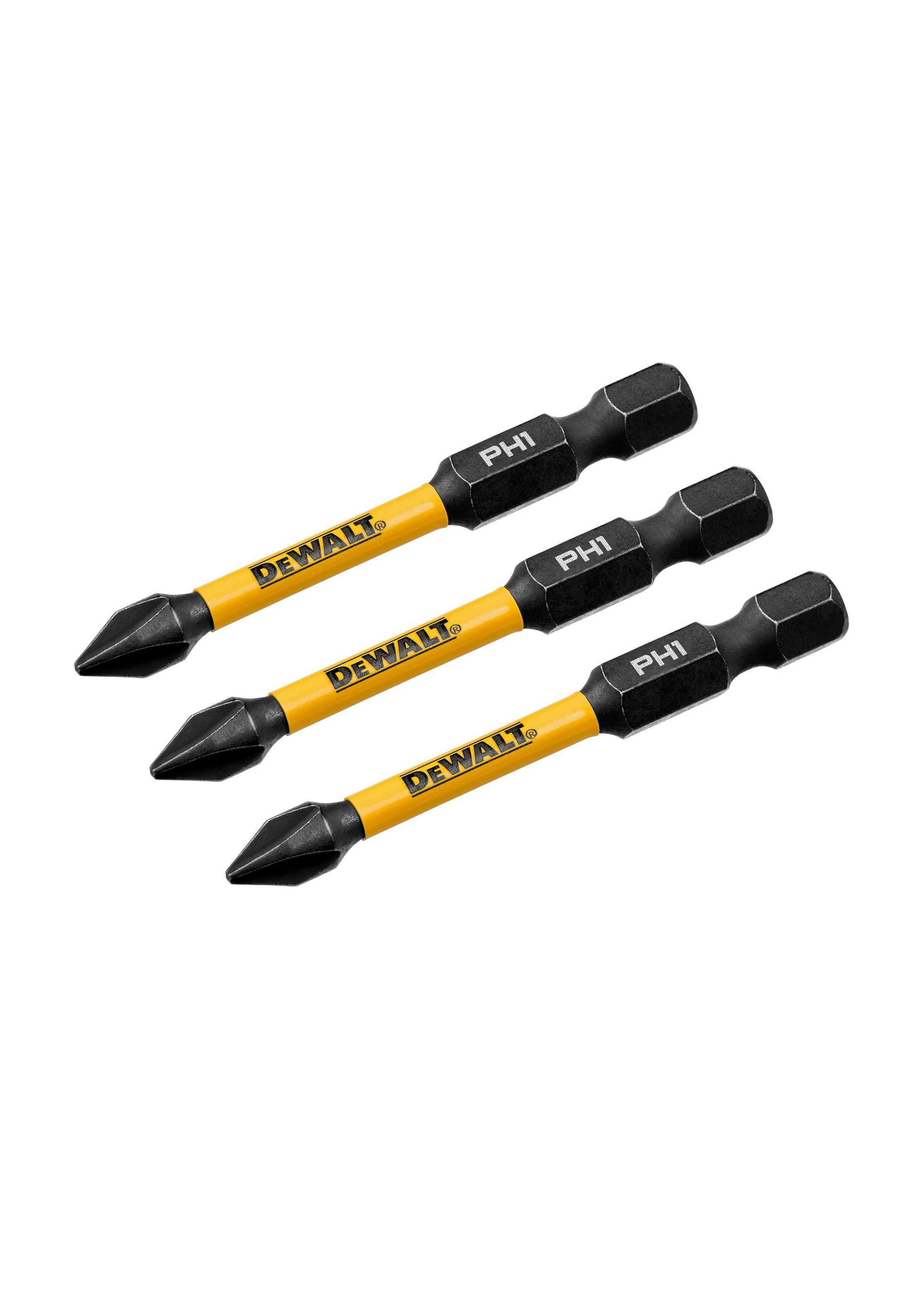 Set 3 puntas Phillips 2-1/4” Nº1 Flextorq DEWALT DWAF2PH1IR3-1