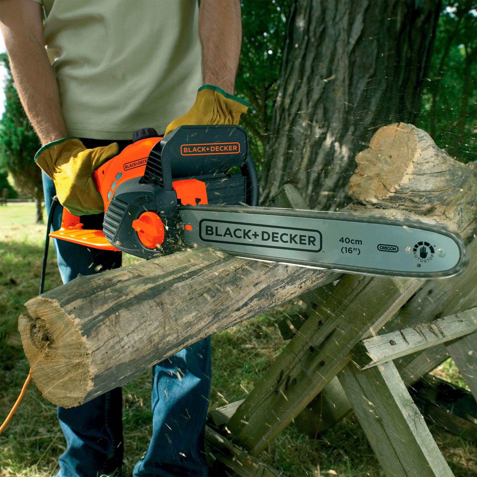 Motosierra eléctrica 1850W BLACK+DECKER GK1740-B2C-2