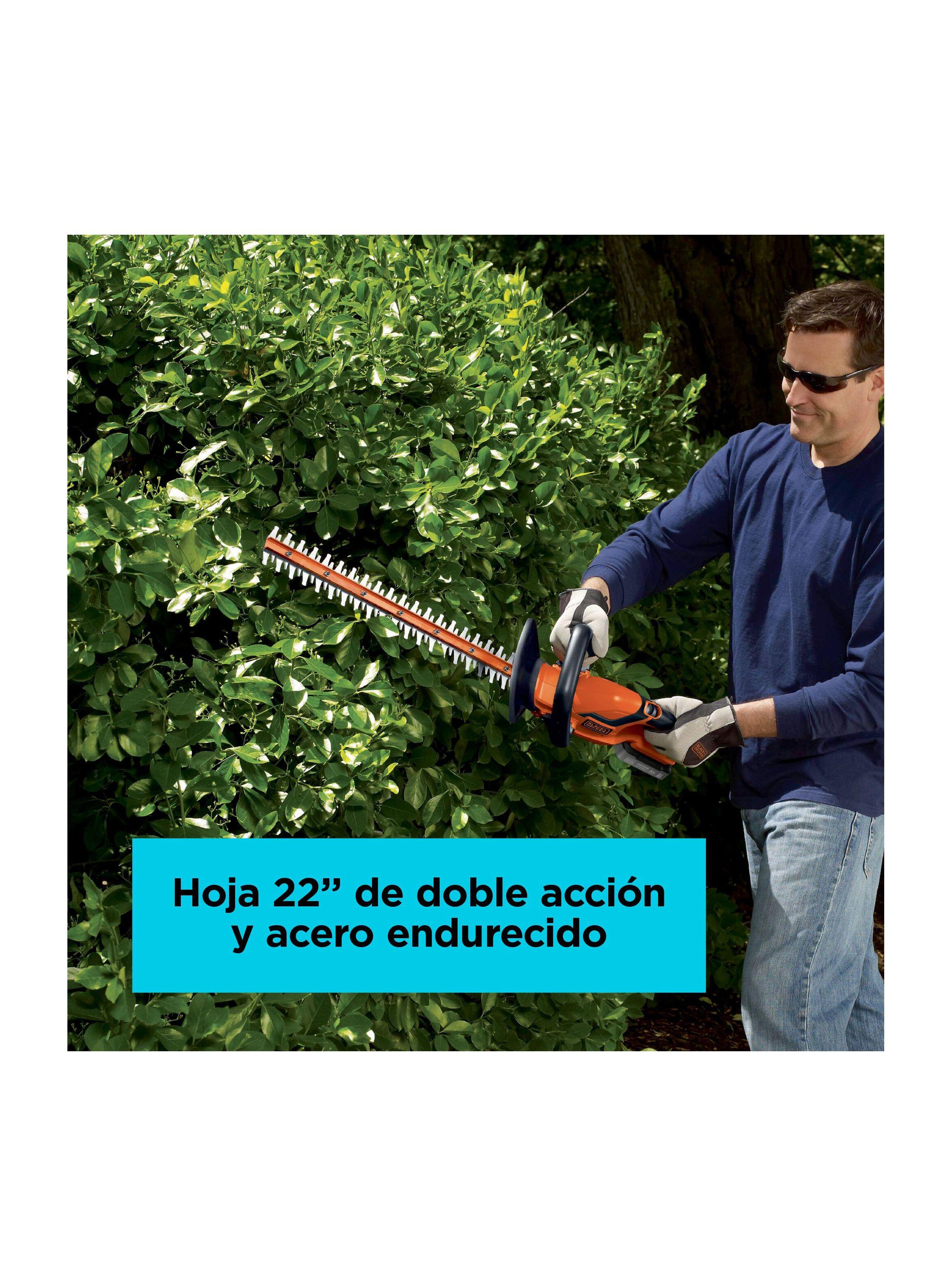 Cortasetos 22” 20V BLACK+DECKER BCHT222D1-B2-3