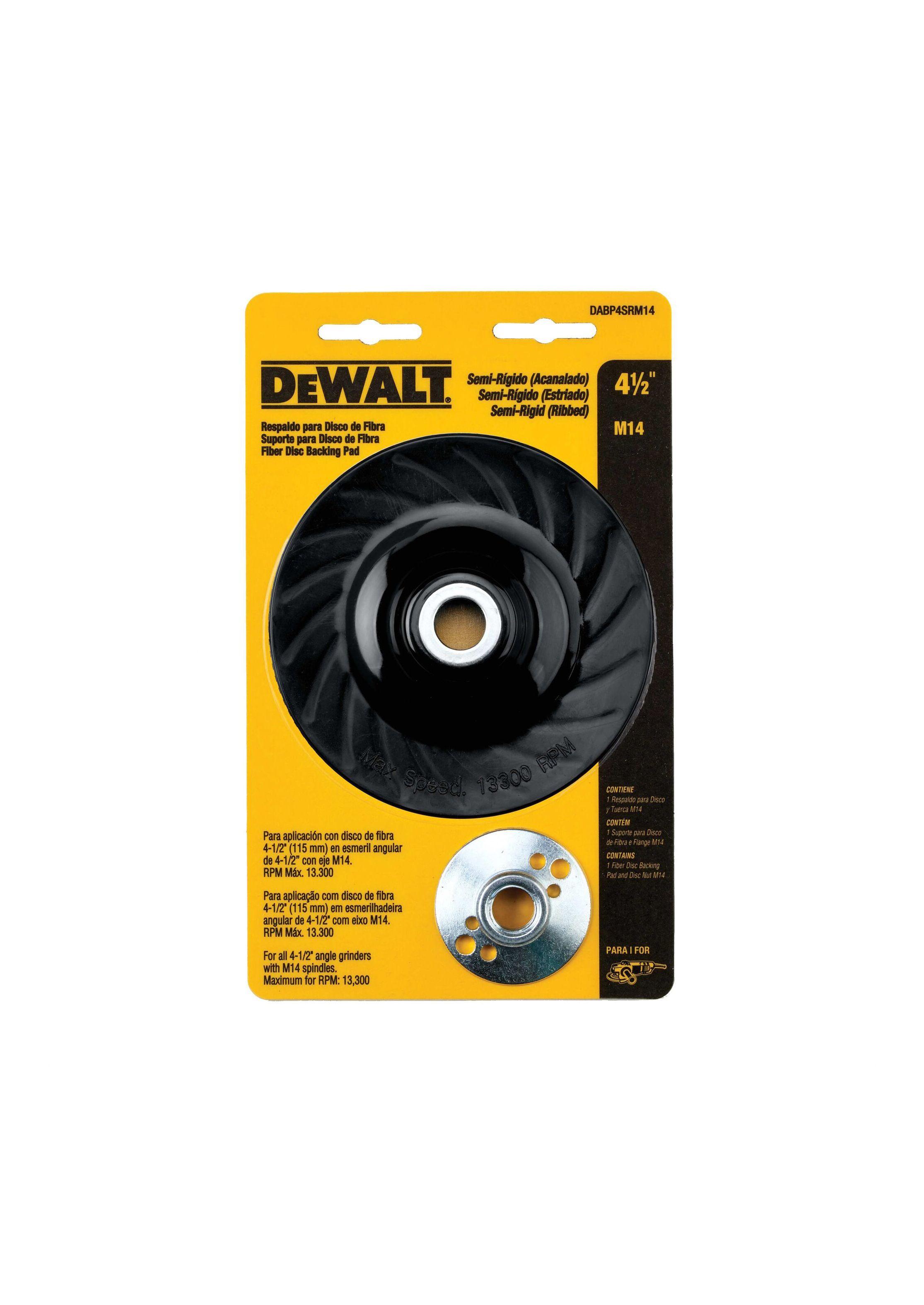 Soporte para discos de Lijado 4-1/2" DEWALT DABP4SRM14-1