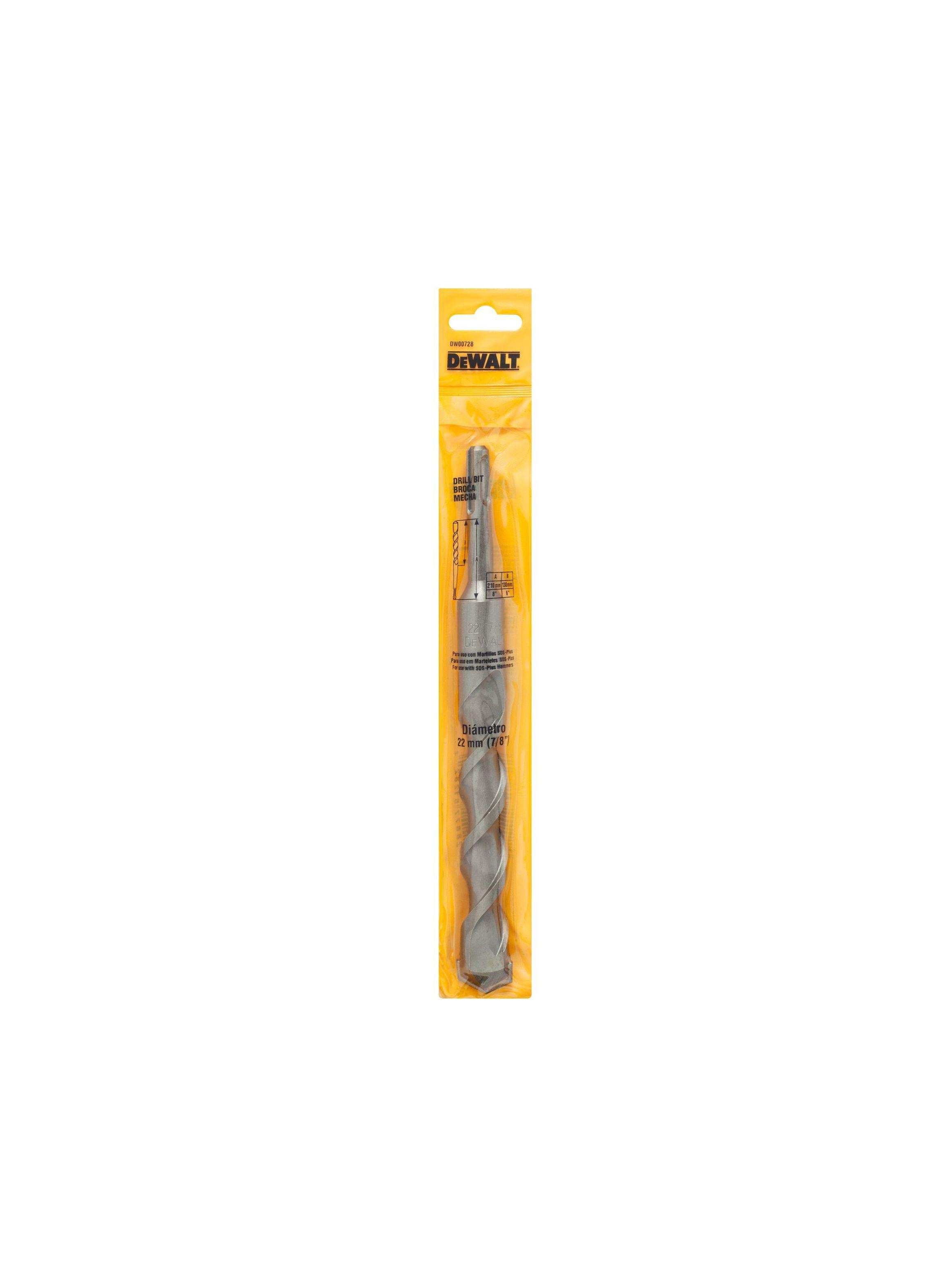 Set 25 brocas SDS PLUS 22x130x210mm DEWALT DW00728-5