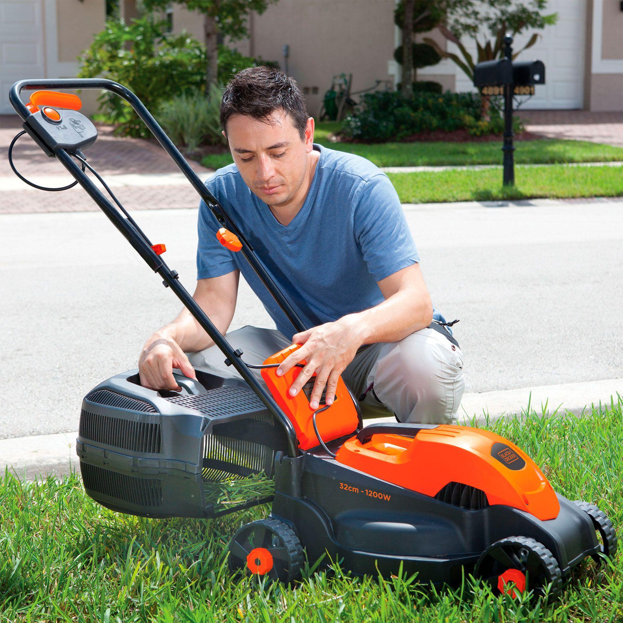 Kit Cortadora de pasto 1200W + Soplador 20V -6