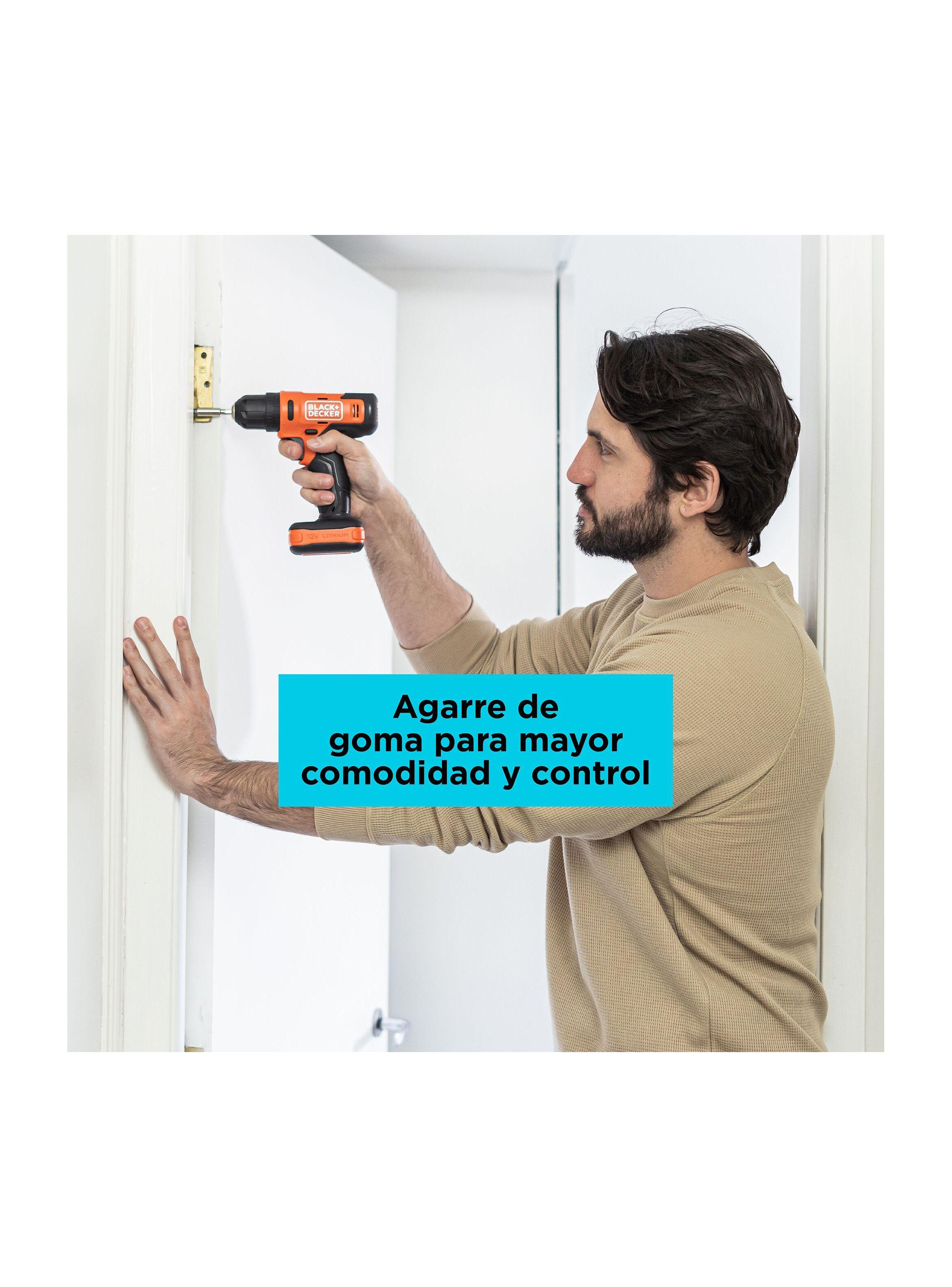 Kit taladro percutor atornillador 12V +28 acces BLACK+DECKER-4