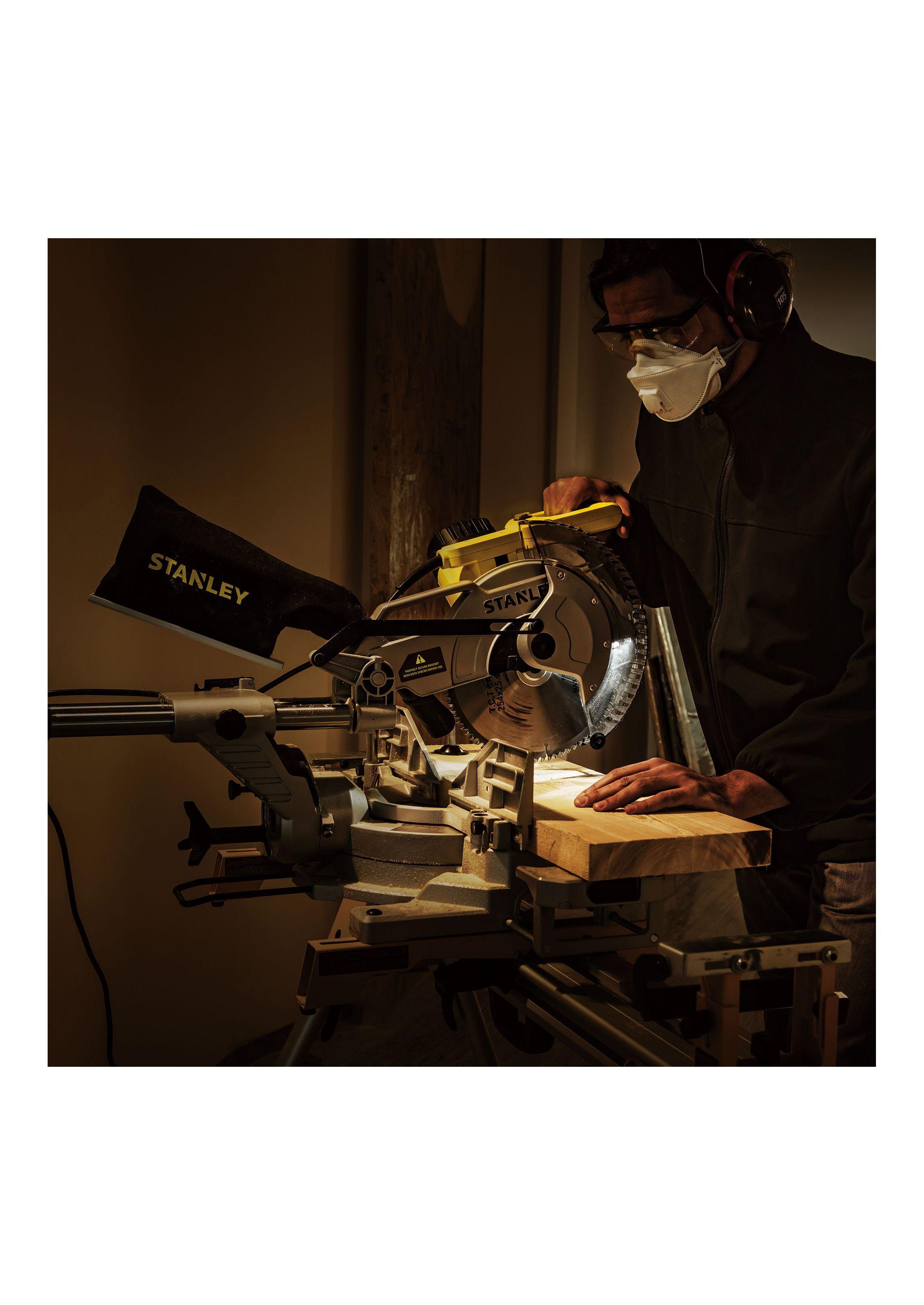 Sierra Ingleteadora 10" 1800W + Sierra Circular 1600W STANLEY-3