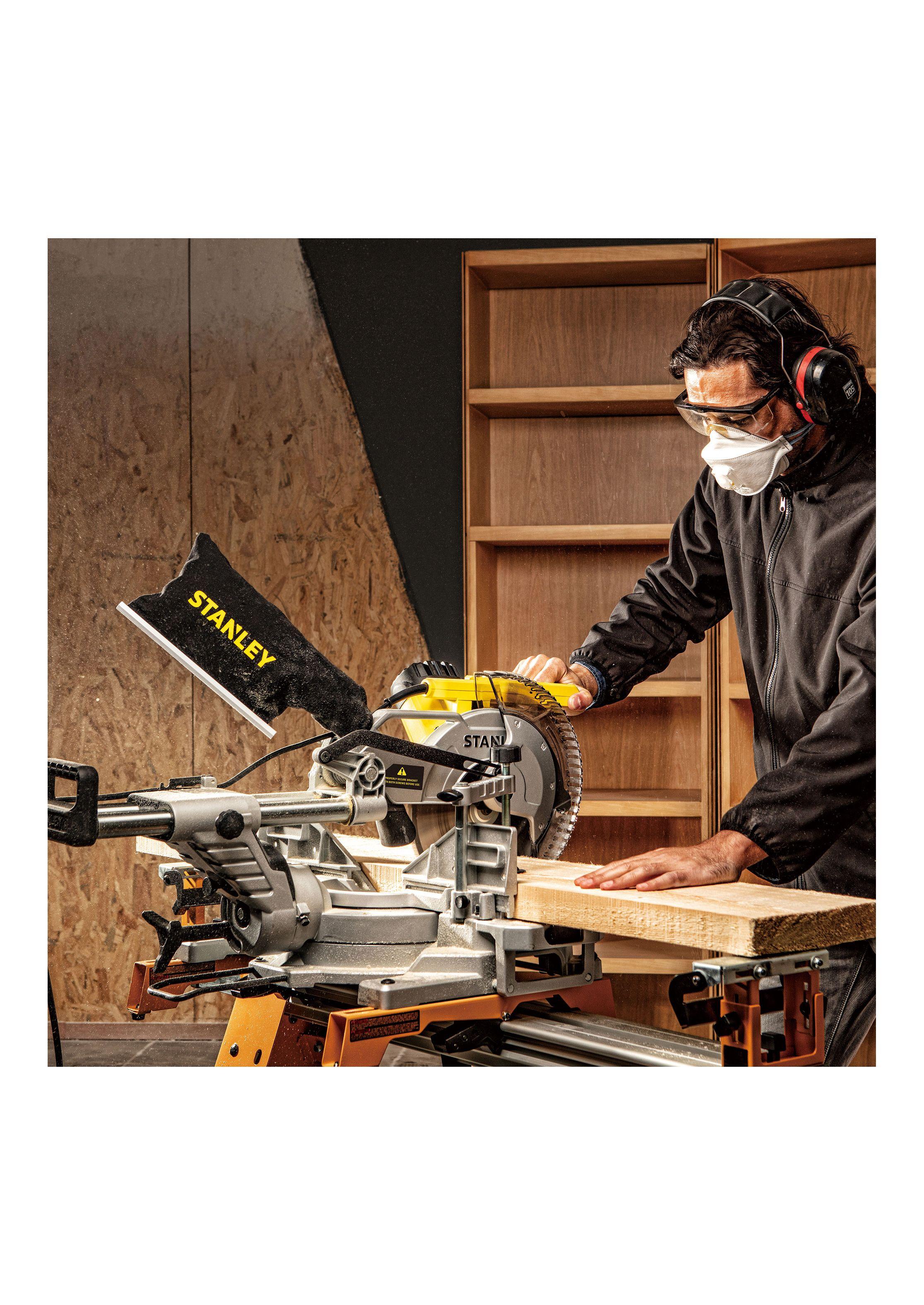 Sierra Ingleteadora 10" 1800W + Sierra Circular 1600W STANLEY-2