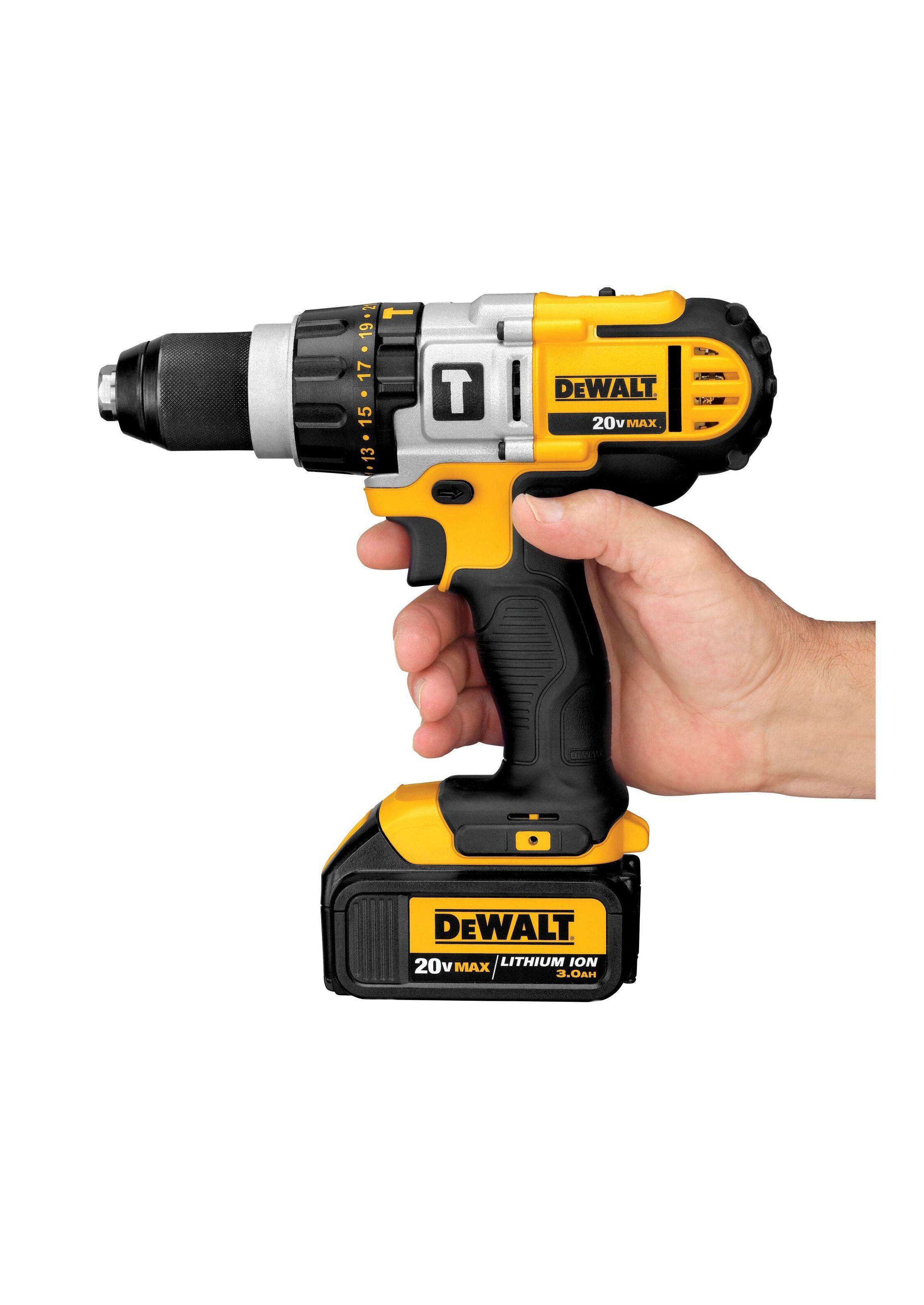 Taladro Percutor 20V 3 velocidades DEWALT DCD985L2-B2-4