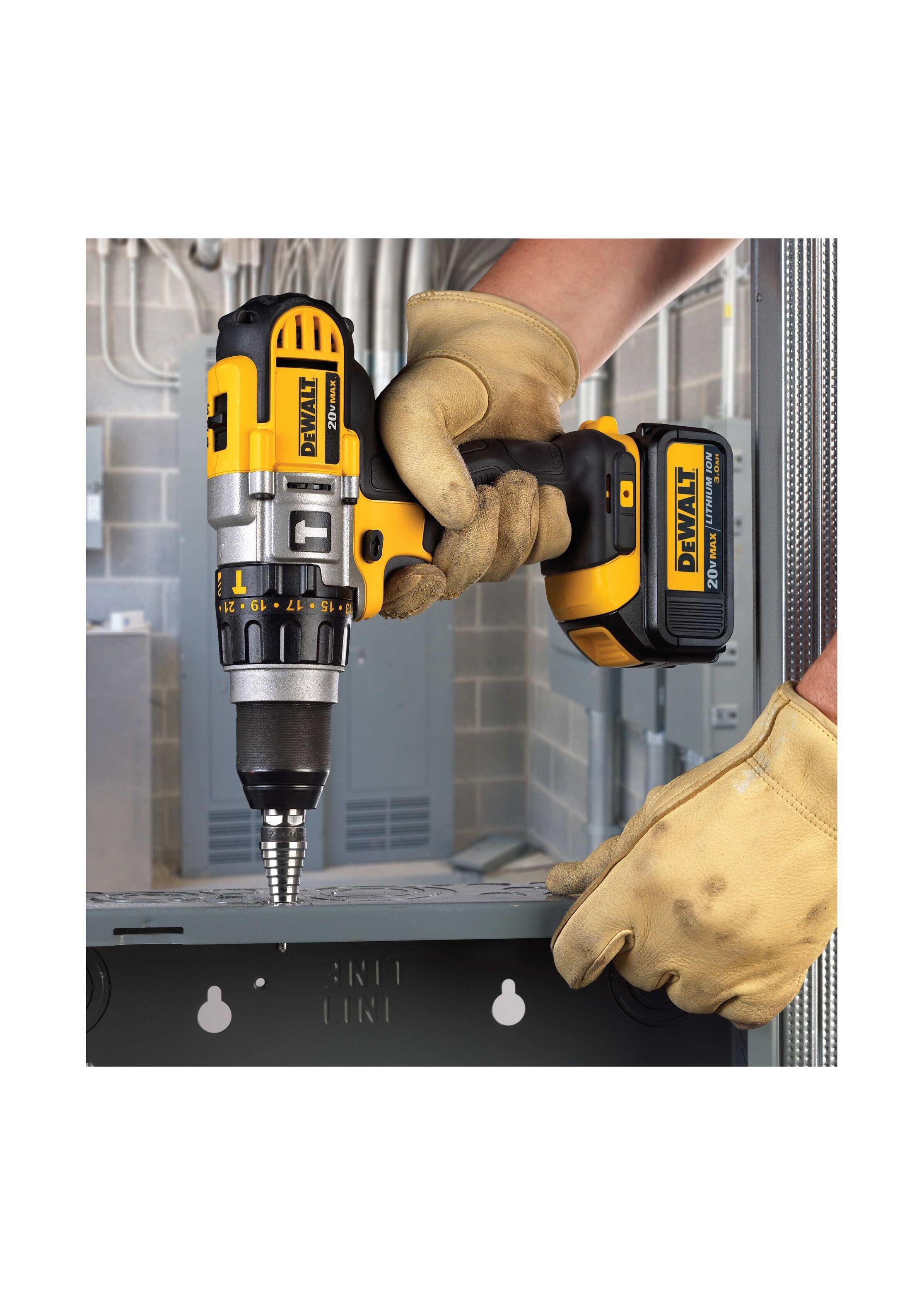 Taladro Percutor 20V 3 velocidades DEWALT DCD985L2-B2-6