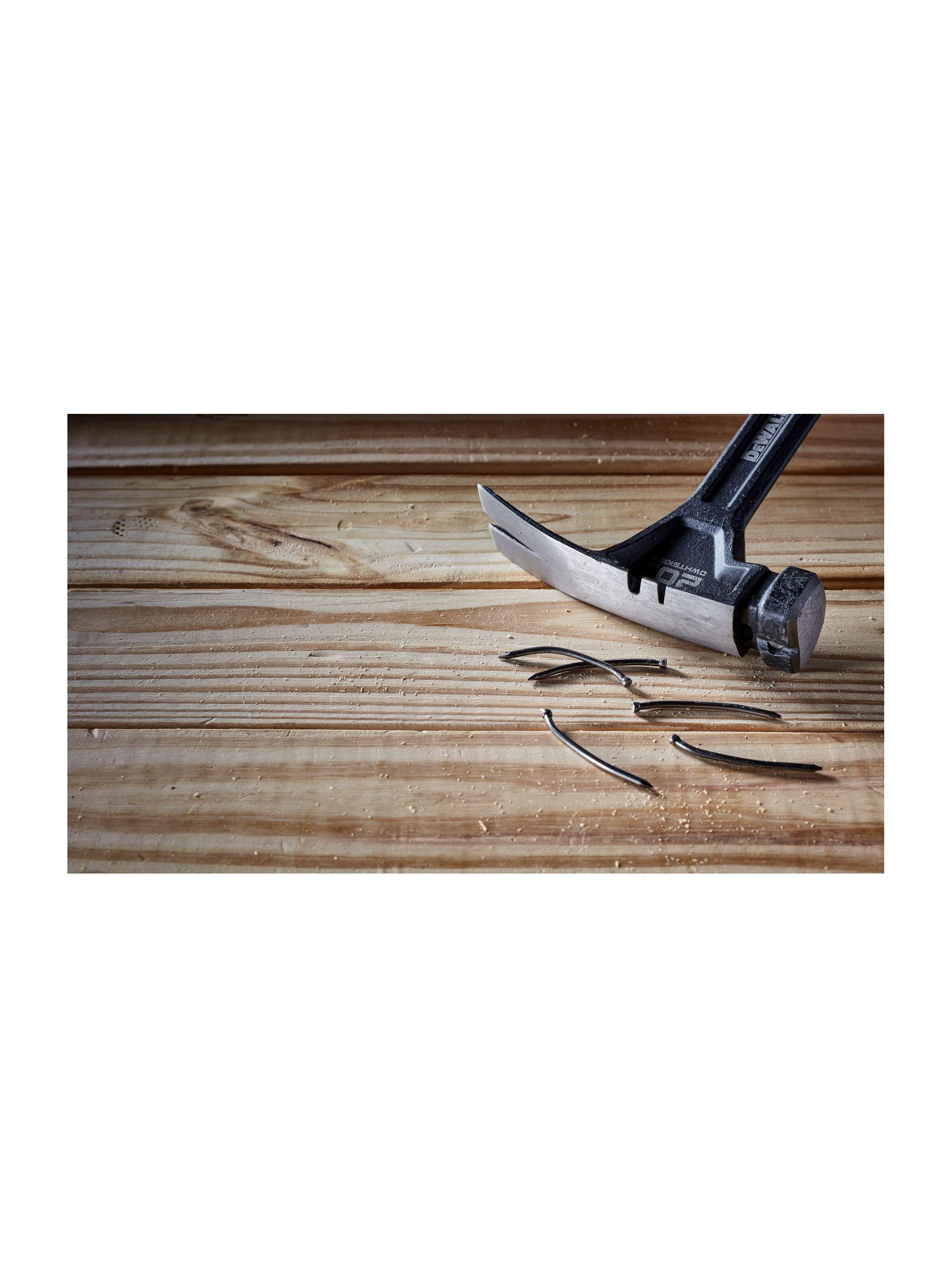 Martillo uña recta Carpintero Acero 20oz DEWALT DWHT51004-0-2