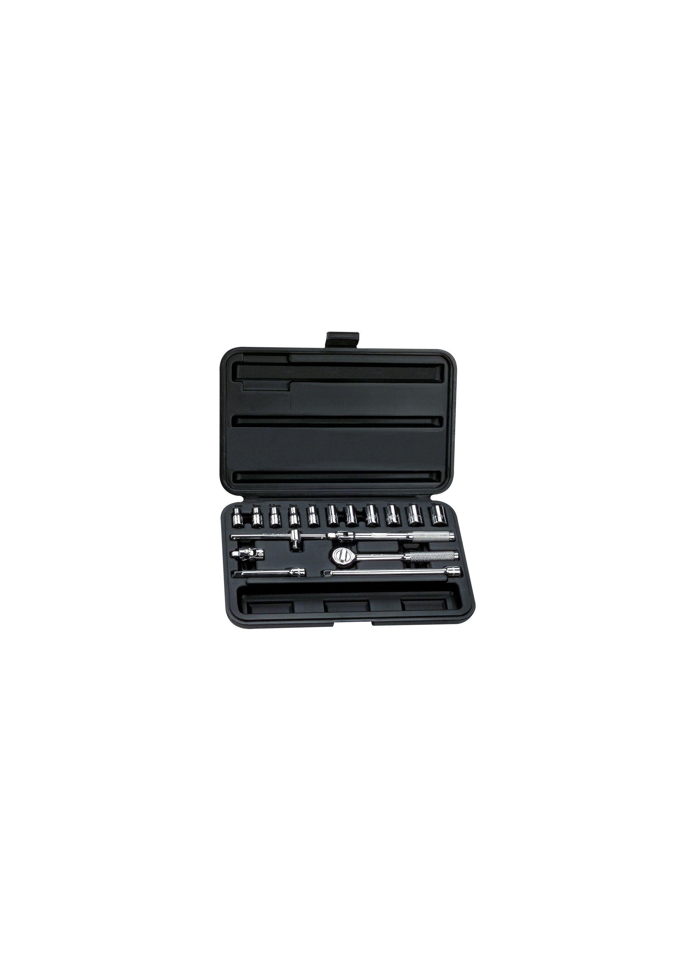 Set 18 Piezas Dados 6 Puntas Encastre 1/4" STANLEY 86-117-0