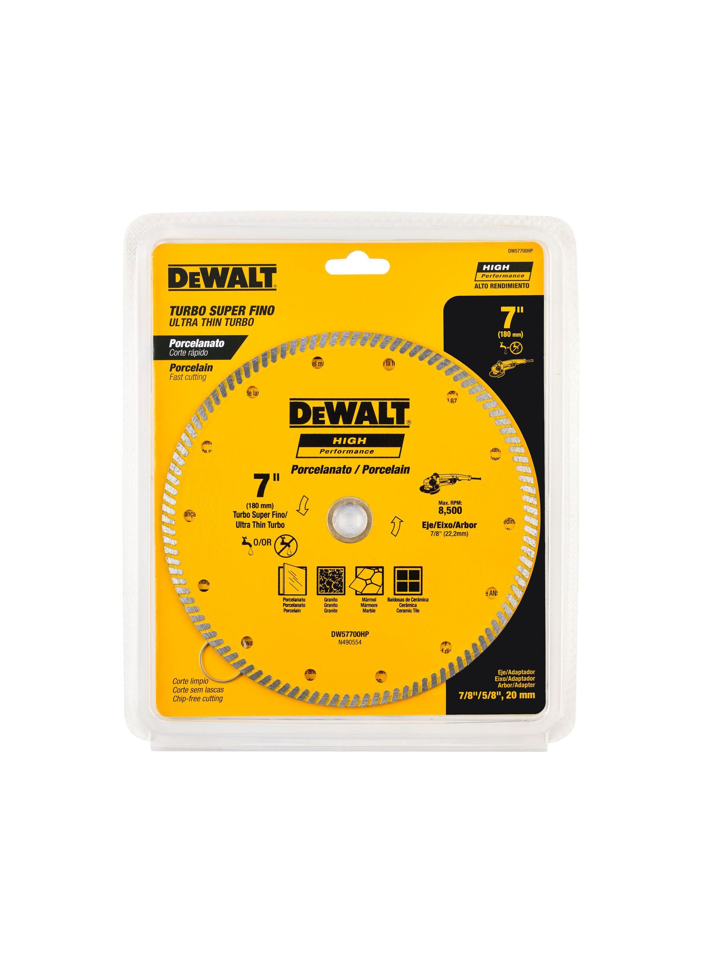 Disco Diamantado Ranurado 7' Porcelanato  DW57700HP-1