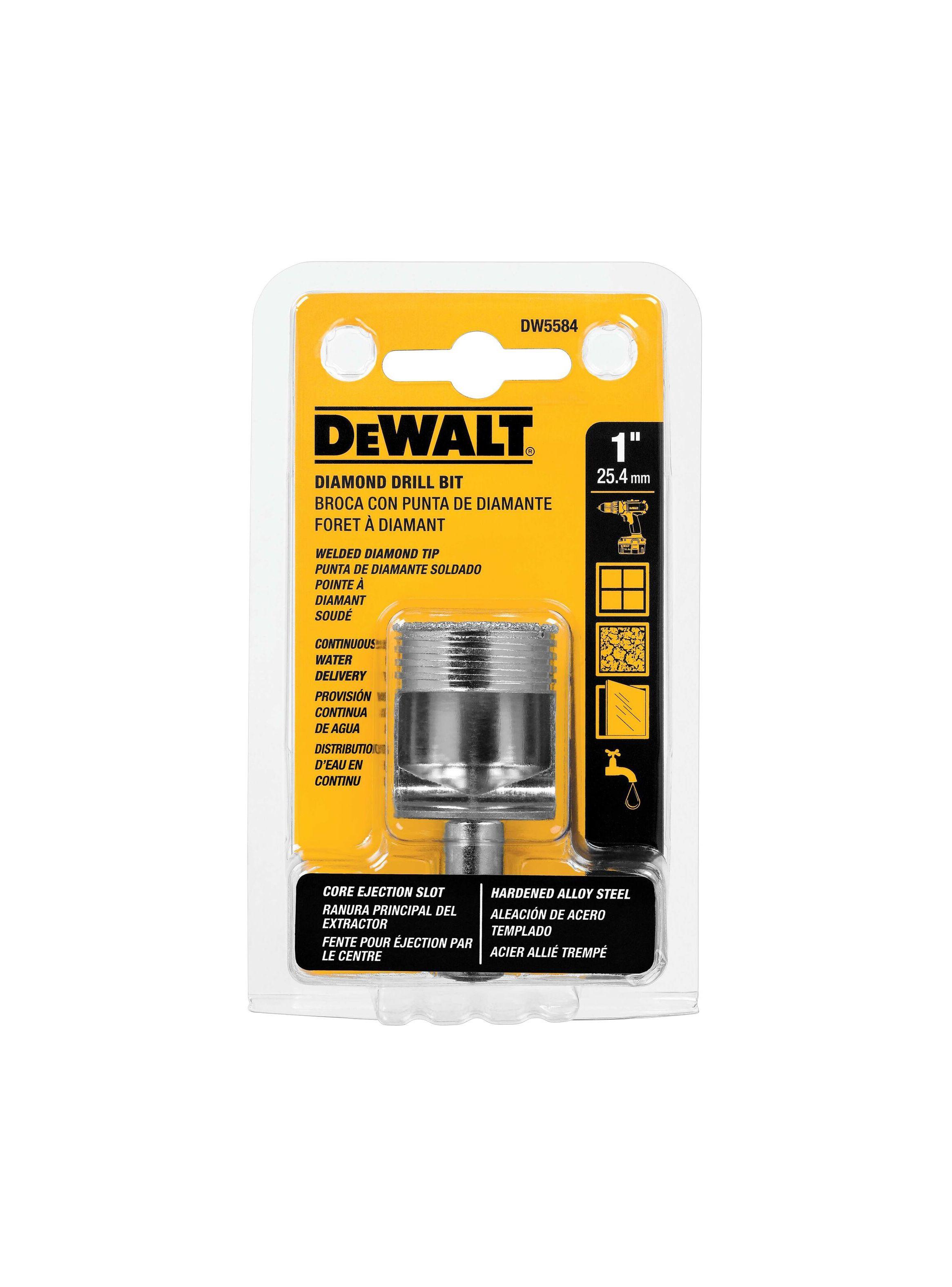 Broca para porcelanato 25.4mm DEWALT DW5584.-0