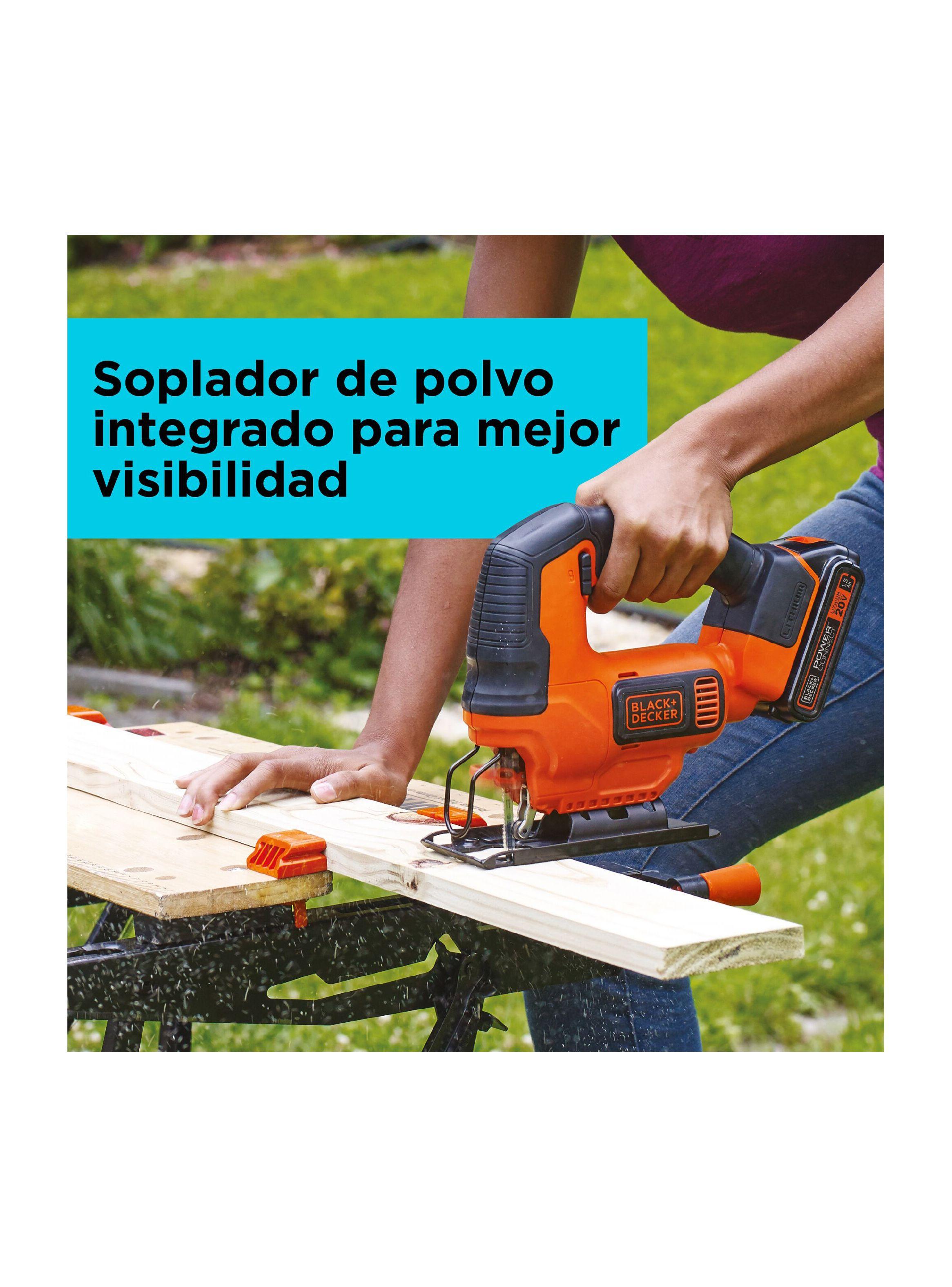Sierra caladora 20V BLACK+DECKER BDCJS20C-B2C-3
