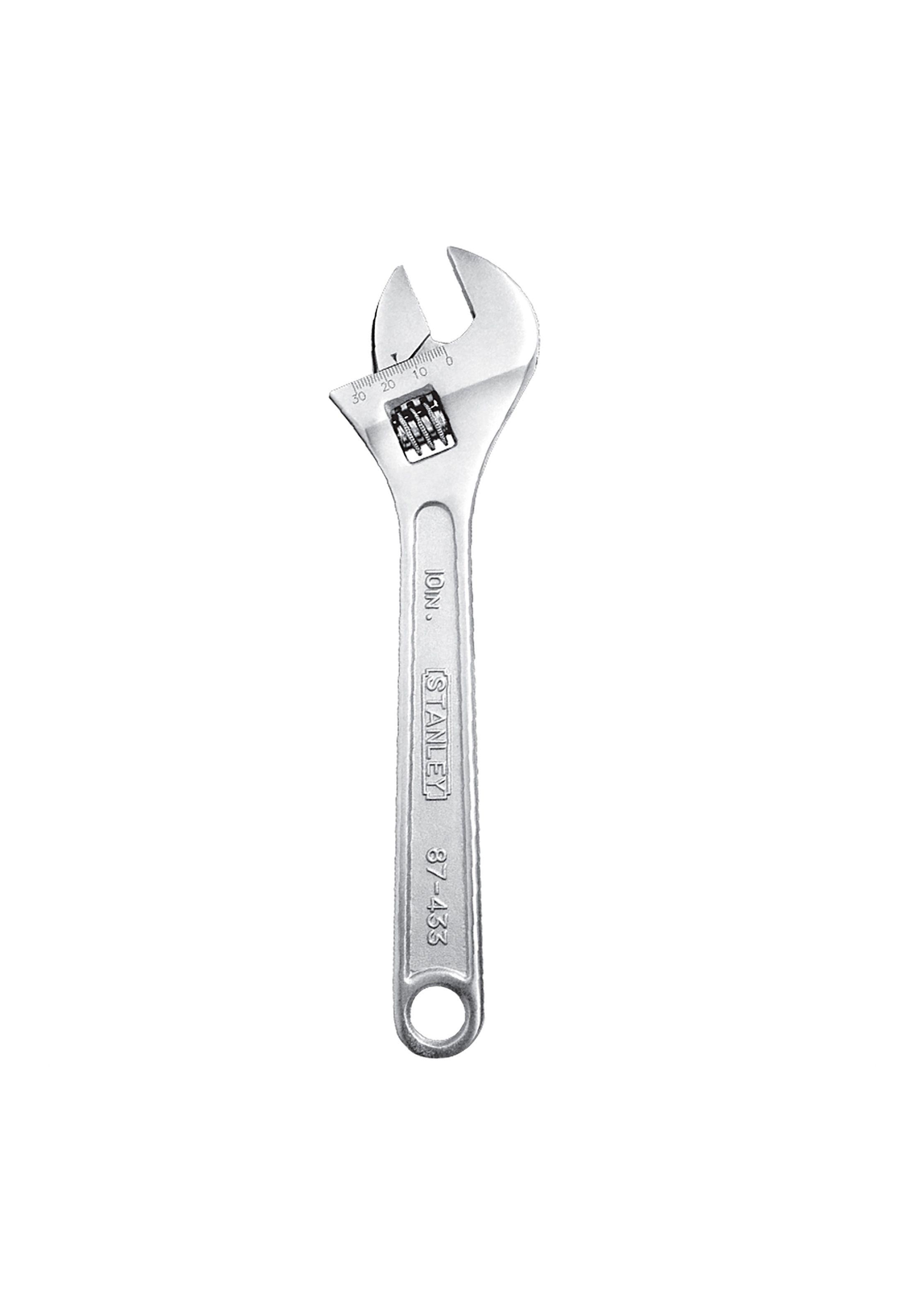 Llave Ajustable Cromada 10'' (250mm) STANLEY 87-433LA-0