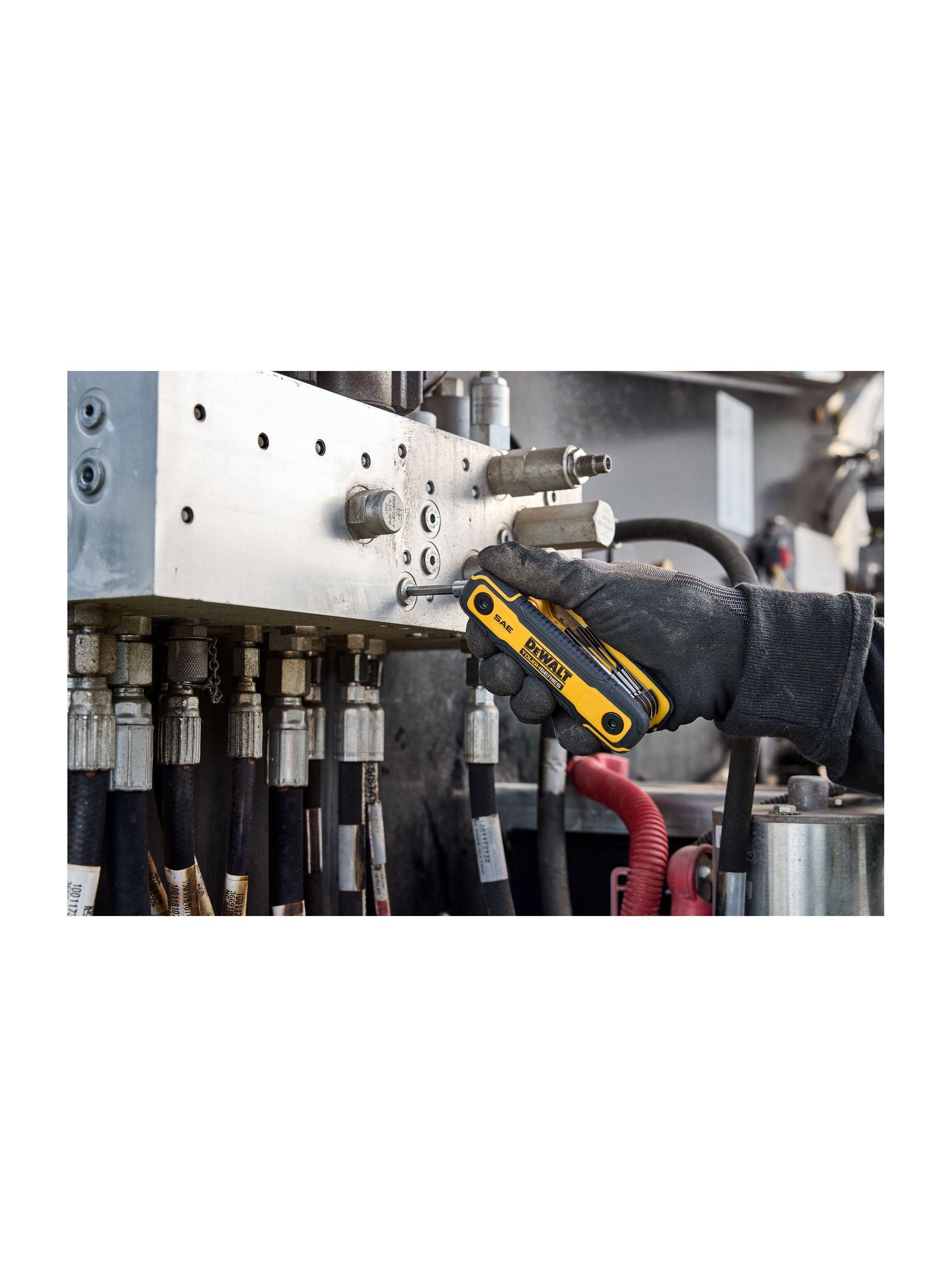 Llave hexagonal de bloqueo plegable DEWALT DWHT70267-3