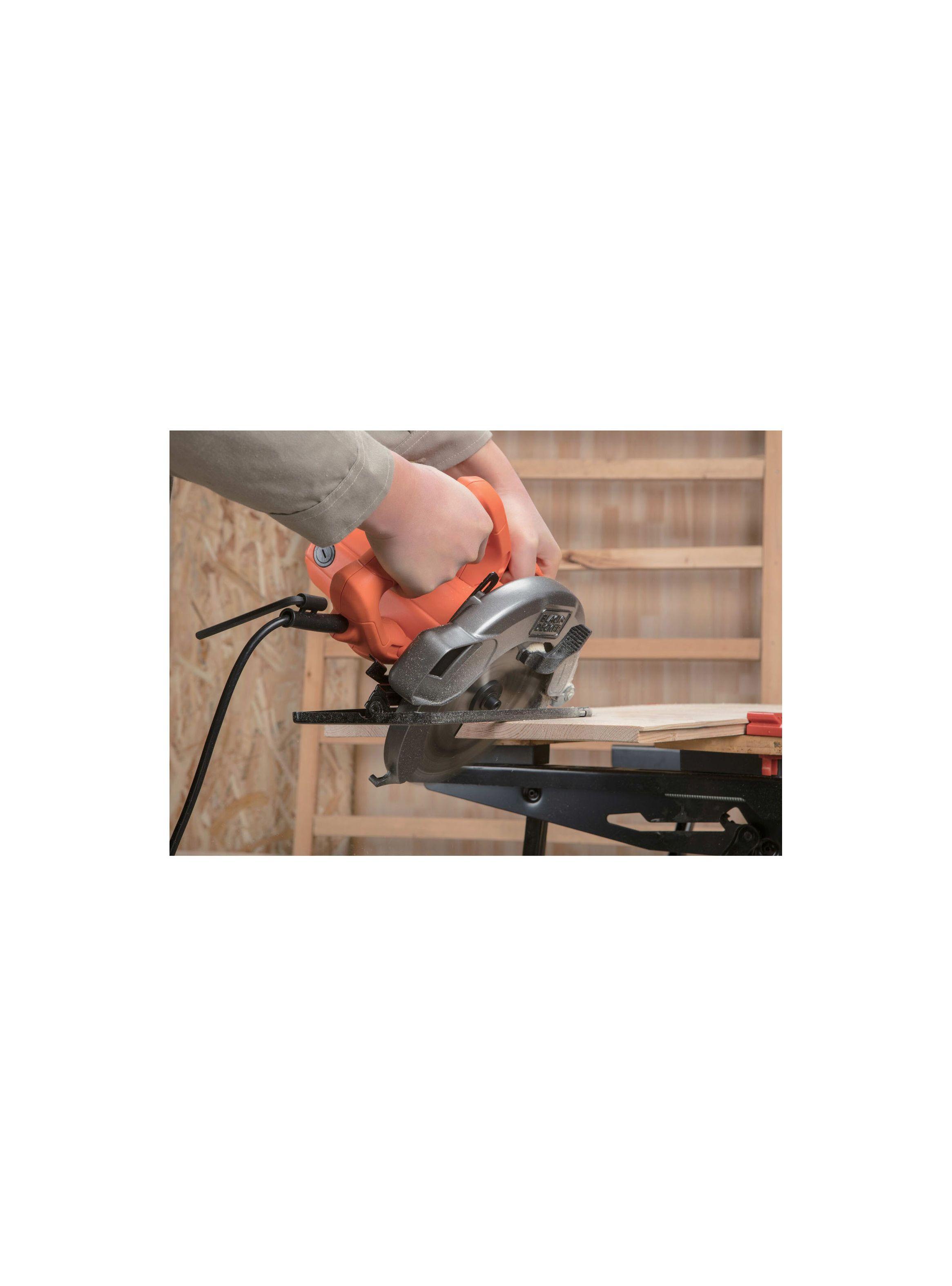Sierra circular 1400W BLACK+DECKER CS1004-B2C-5
