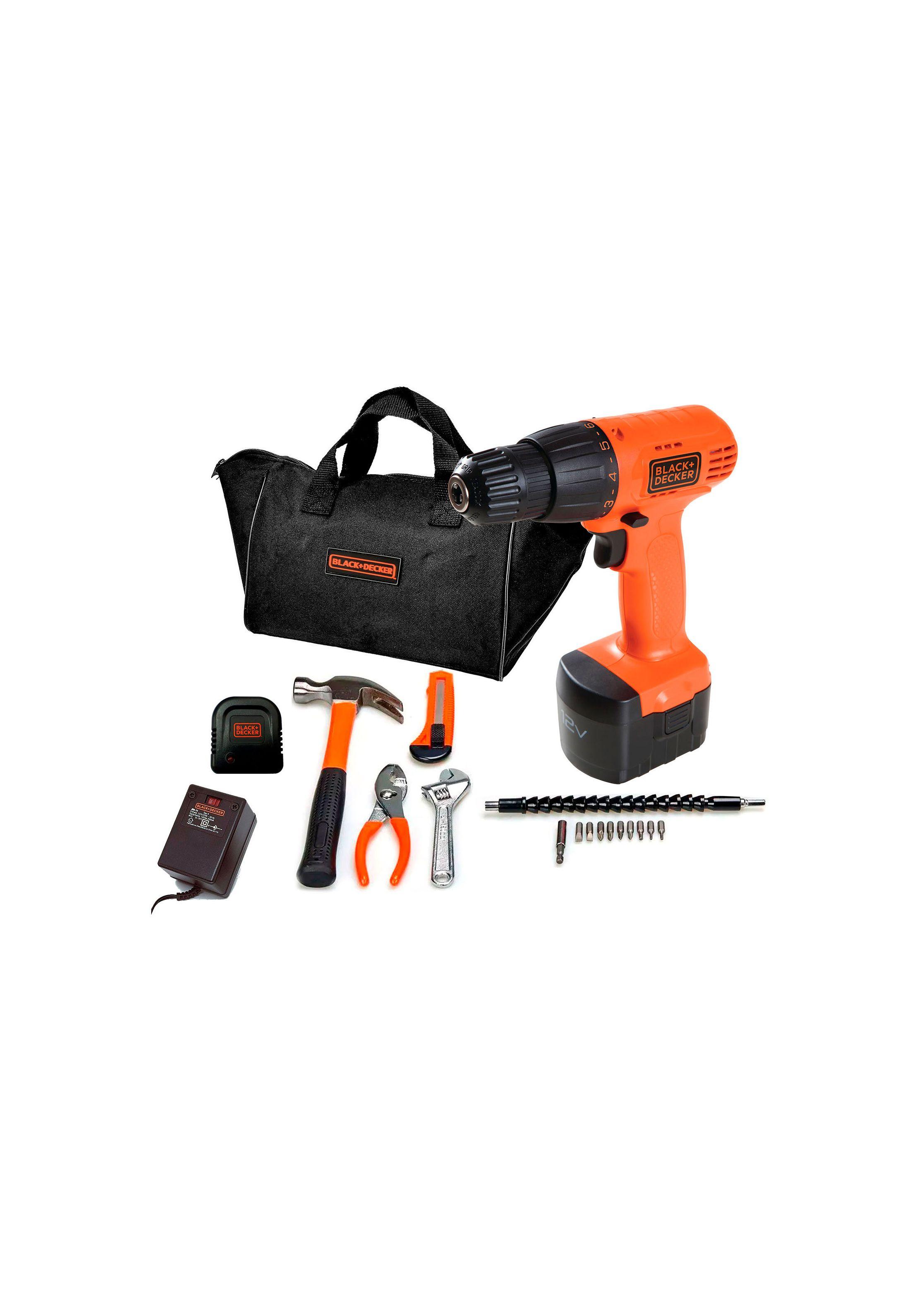 Taladro Atornillador 12V + 18 Accesorios-0
