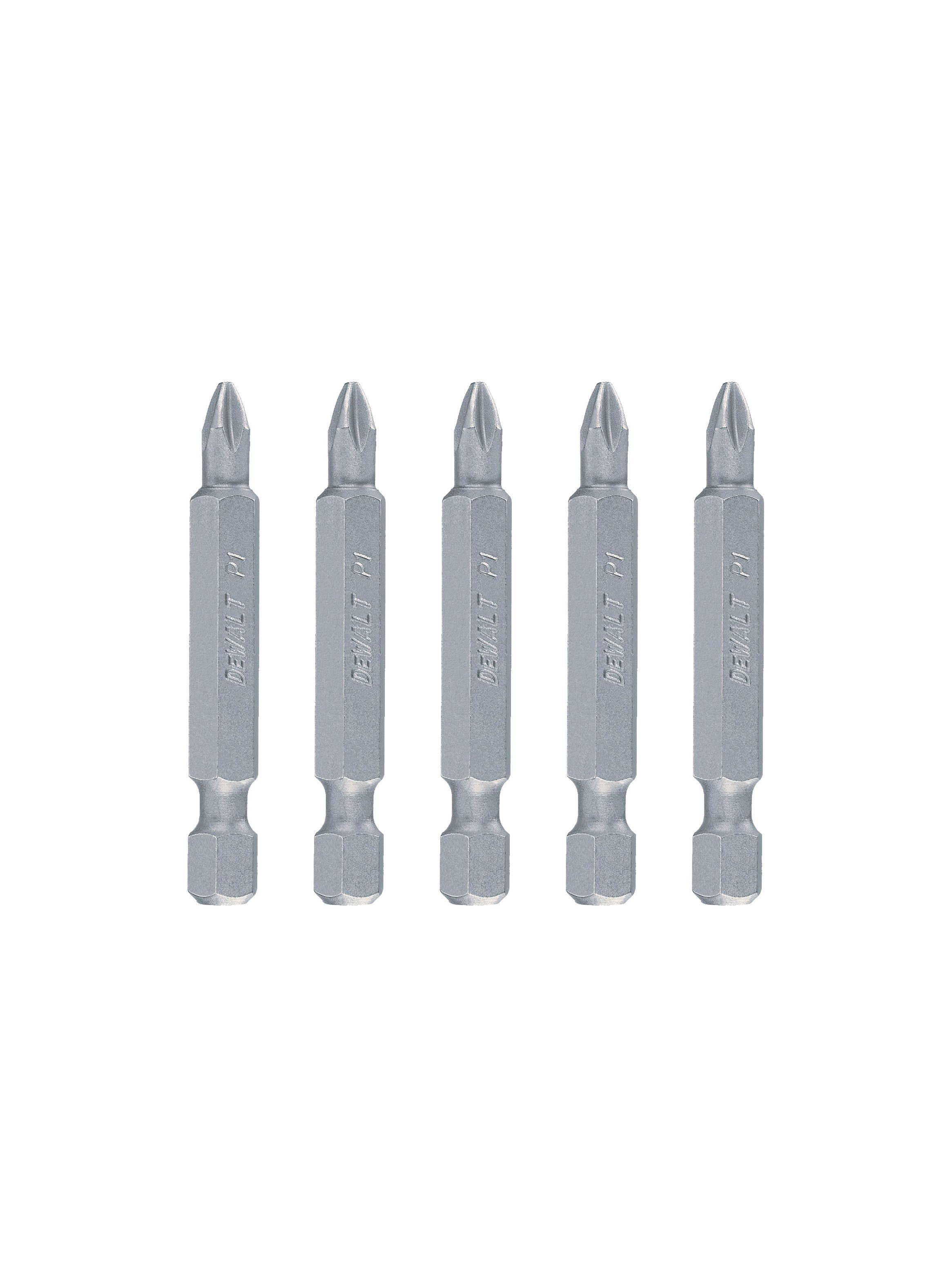 Set 5 brocas phillips #1 de 2" DEWALT DW2021  Z-0