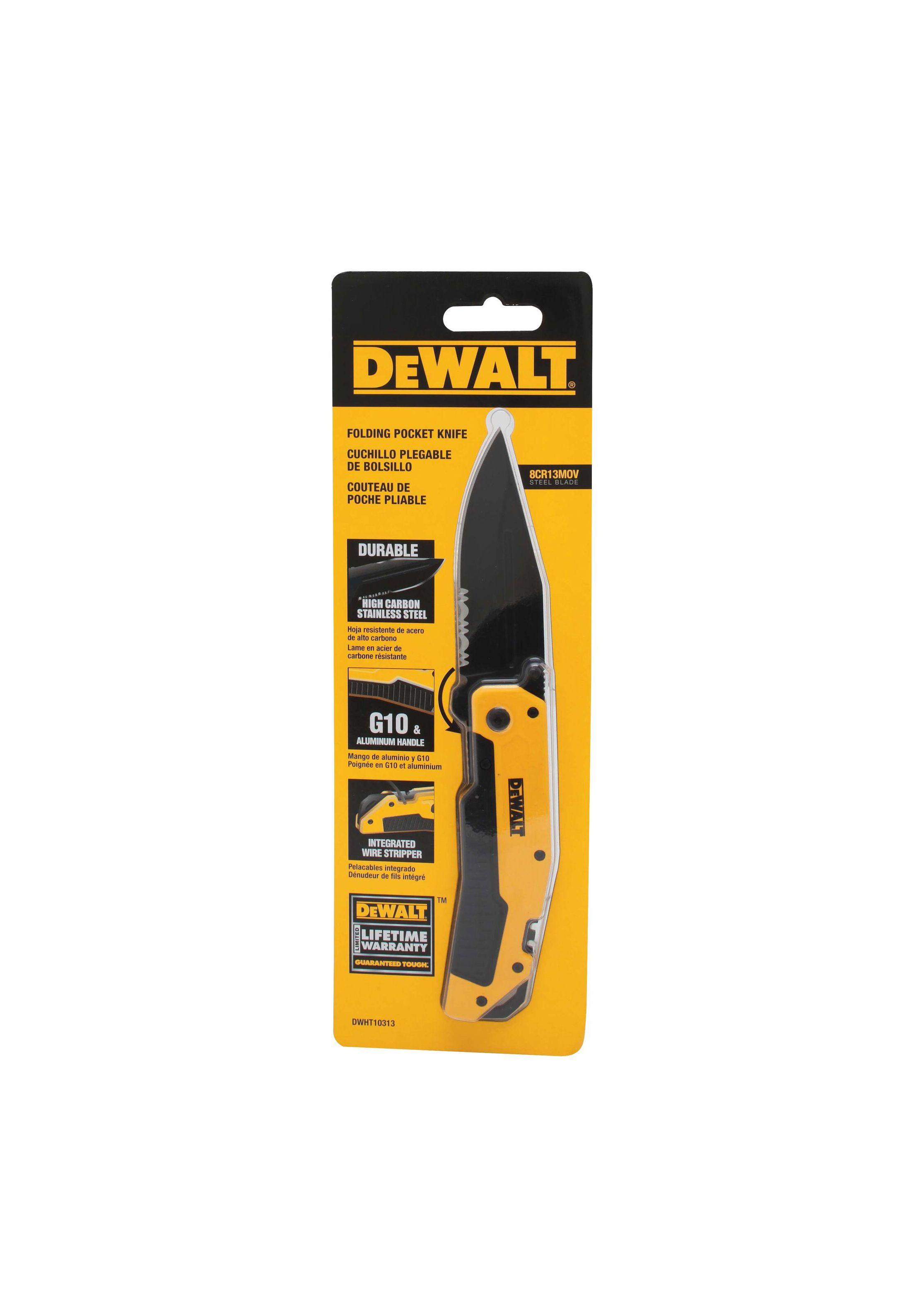 Cuchillo de bolsillo DEWALT DWHT10313-3