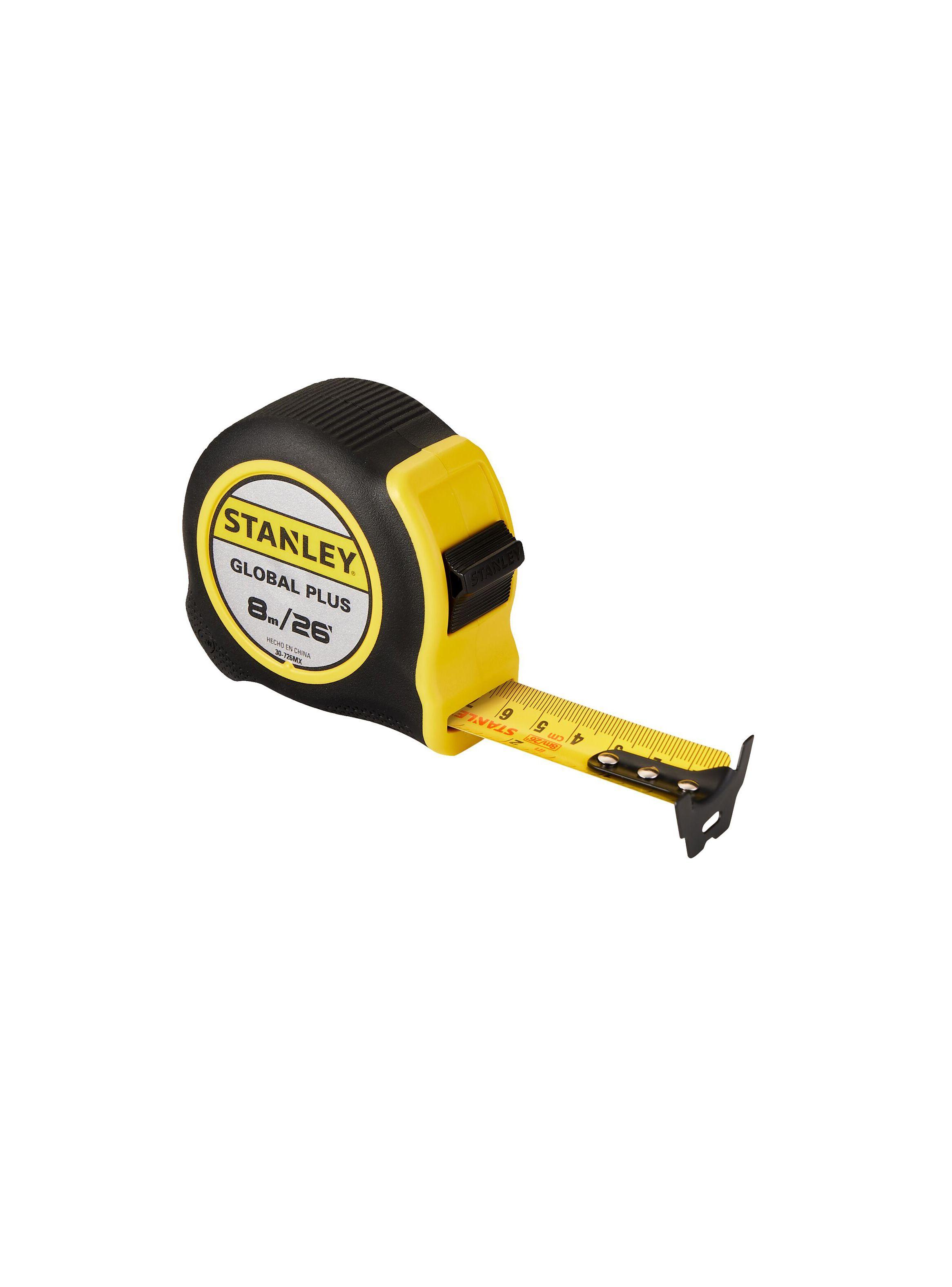 Cinta metrica GLOBAL PLUS 8m/26' STANLEY 30-726-2