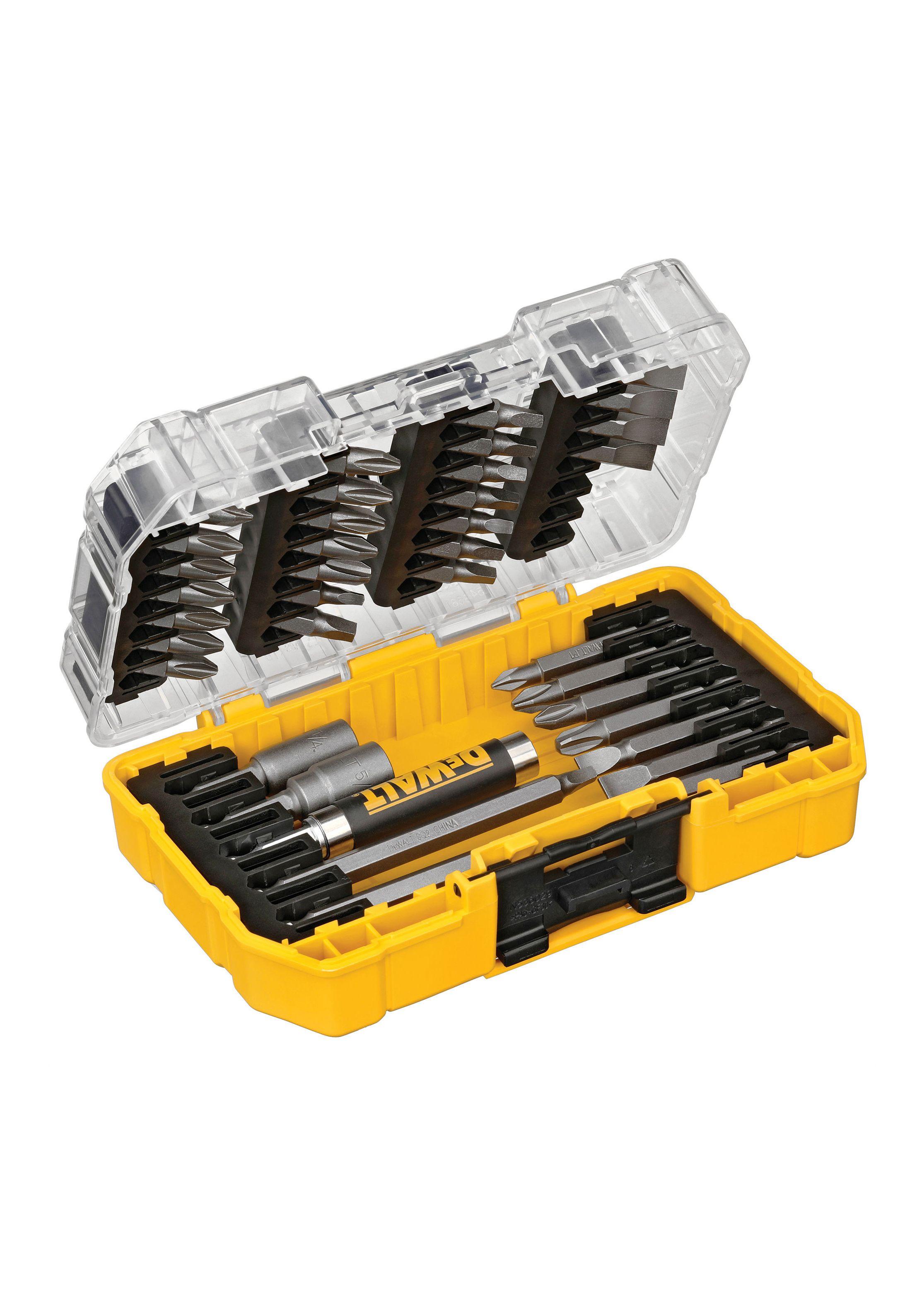 Set de 37 piezas con guía magnética DEWALT DW2163-2
