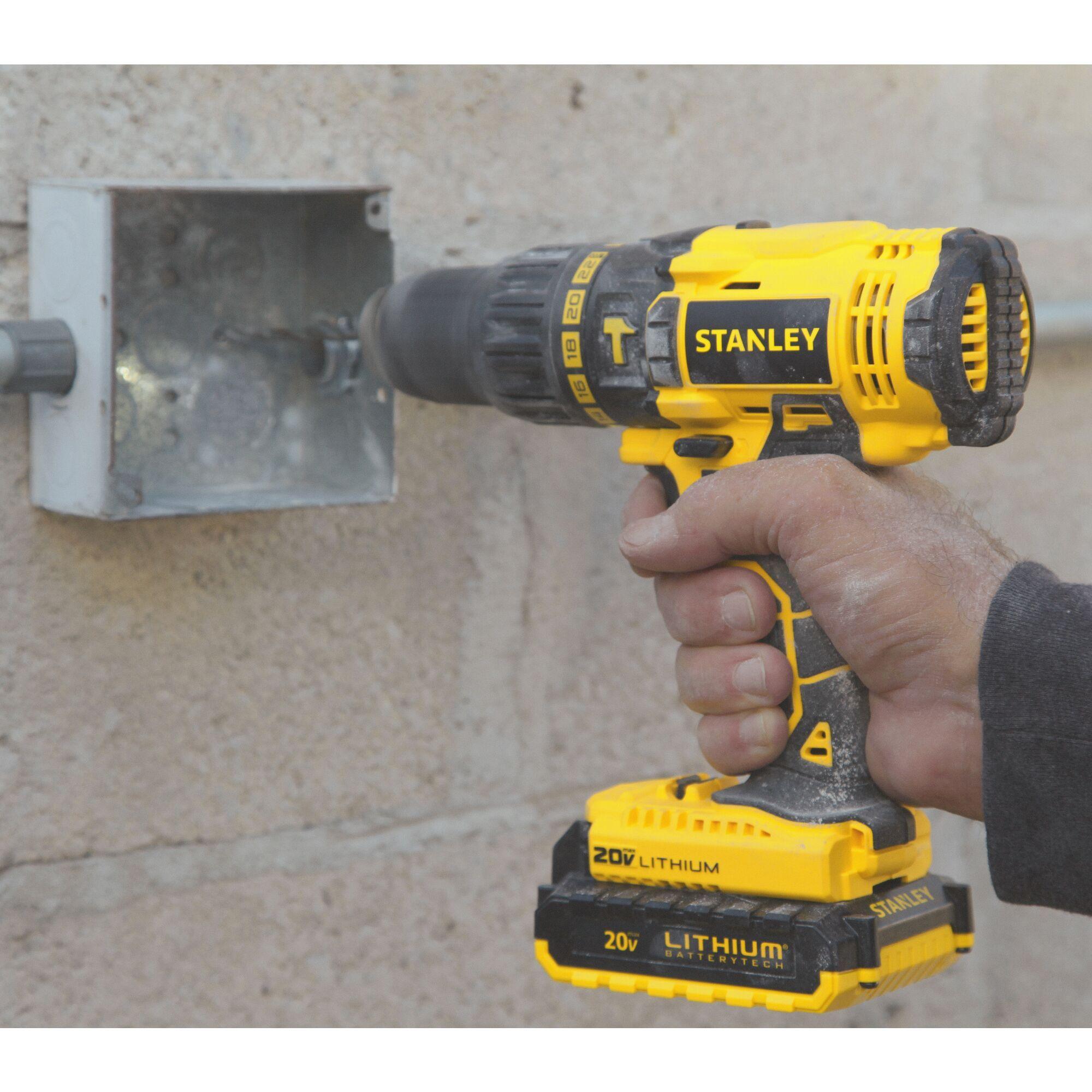 Kit Taladro Percutor 20V + 2 baterías + accesorios-7