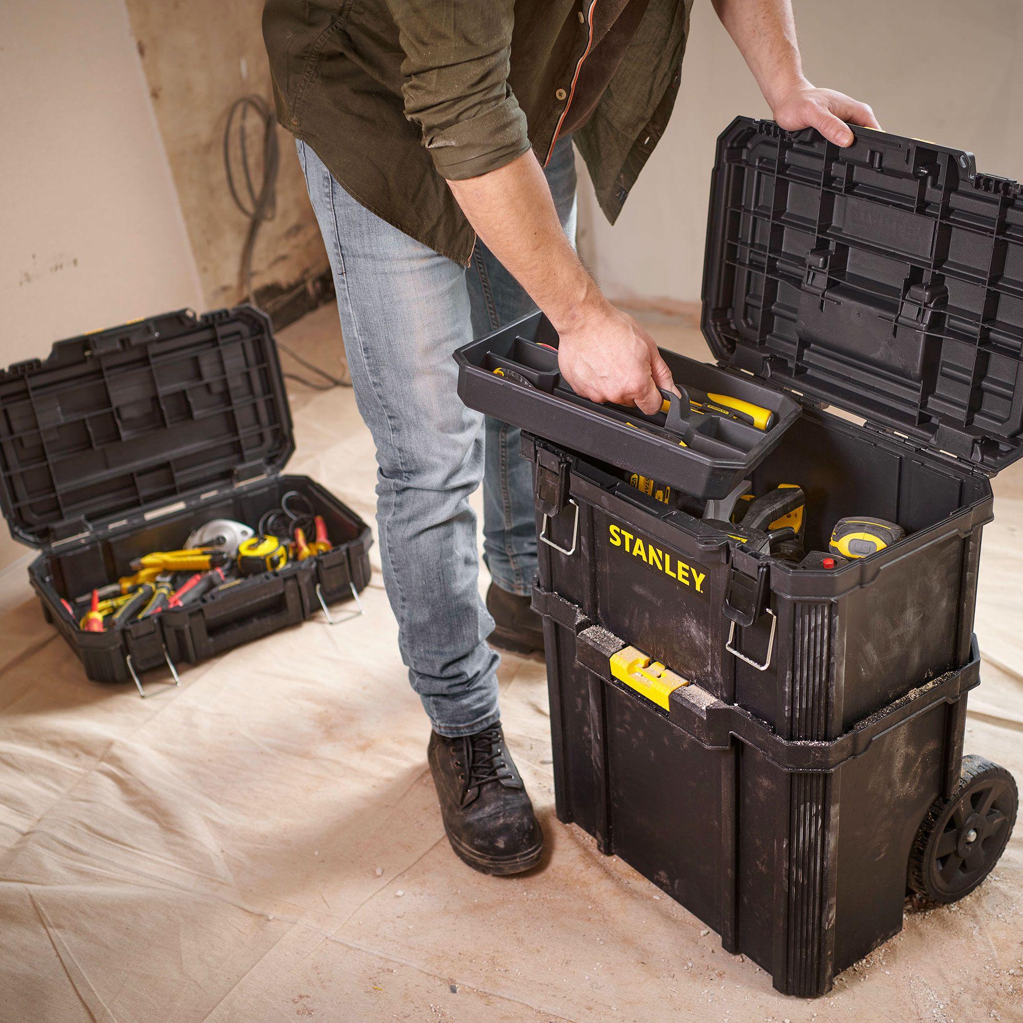 Caja herramientas 3en1 + Cepillo 750W + Sierra 600W-3