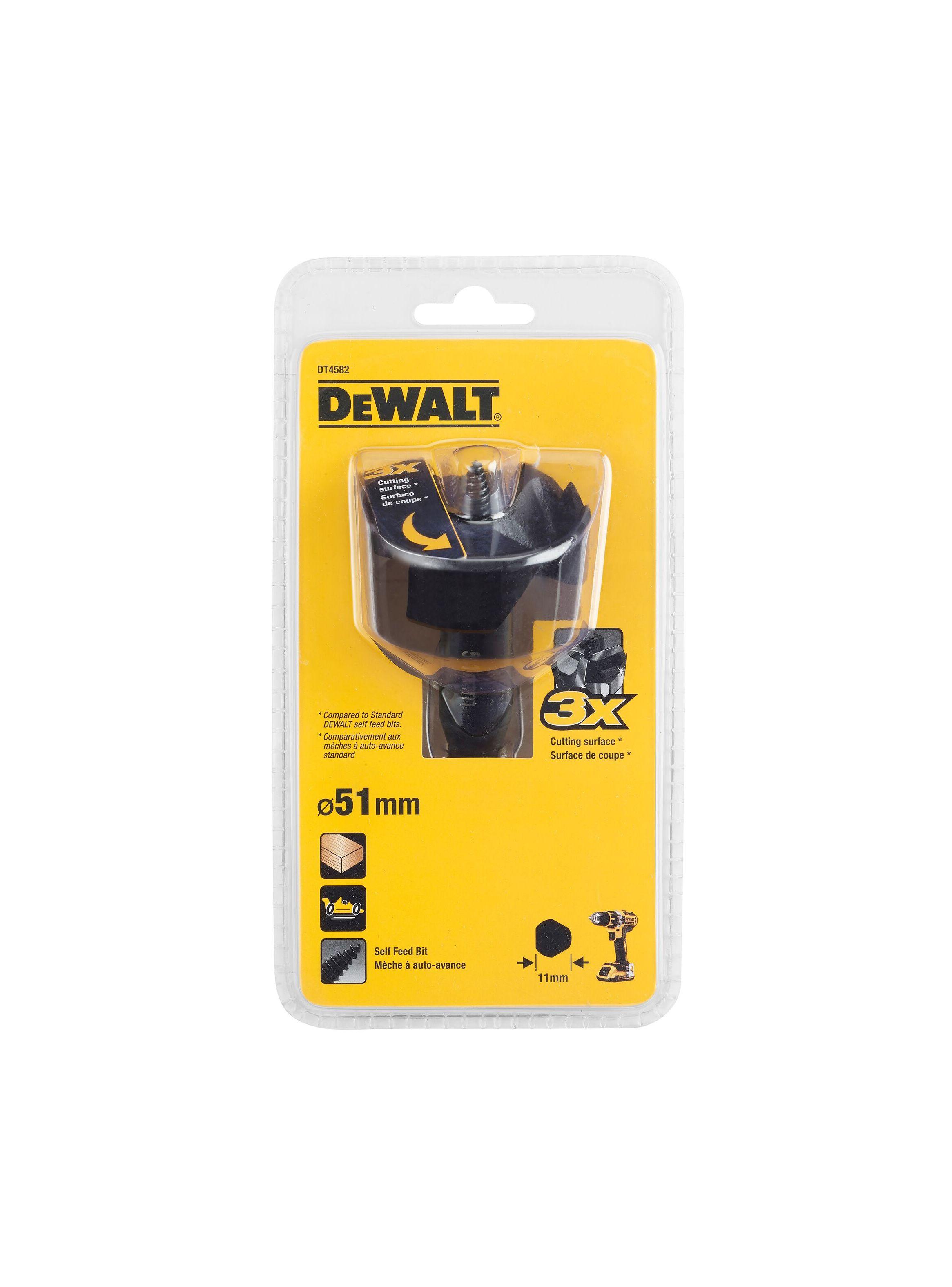 Broca auto-perforante para madera 51mm DEWALT DT4582-QZ-2