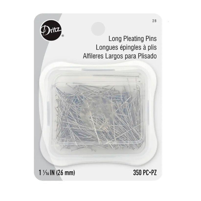 Alfileres Largos Para Plisado 26 Mm 350 Piezas Dritz Costura-0