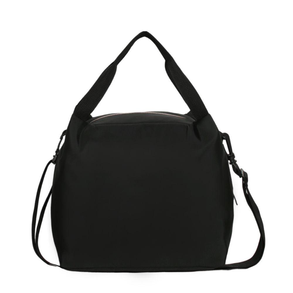 Lonchera Grande Mujer Cream Negro Rose Gold Head-4