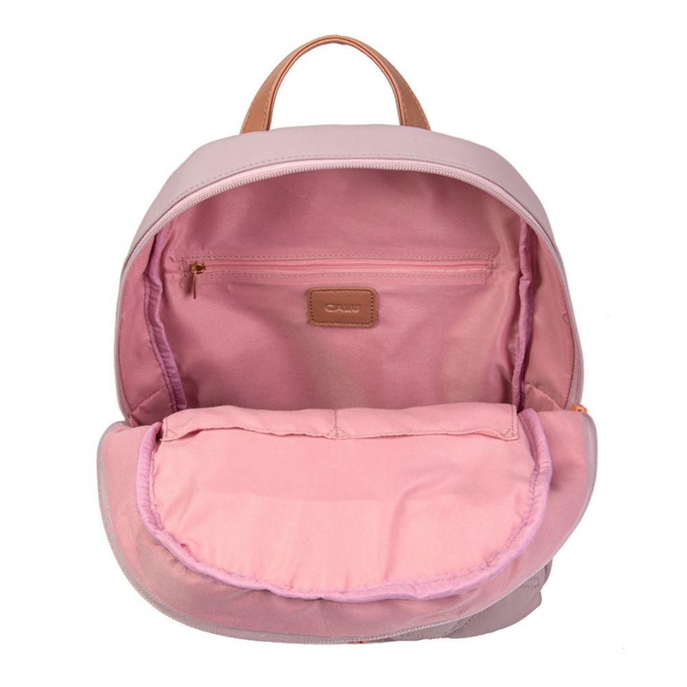 Mochila Pequeña Quilt Sofia Malva Calu-2