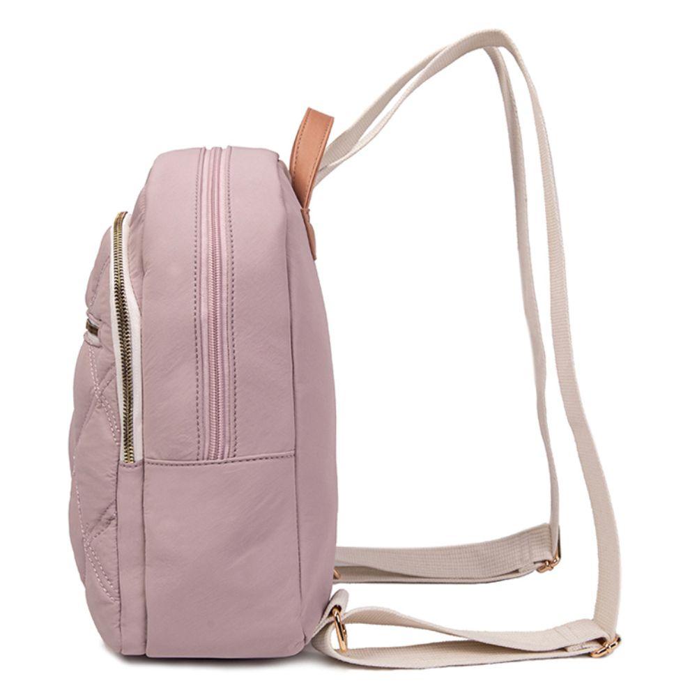 Mochila Pequeña Quilt Sofia Malva Calu-3