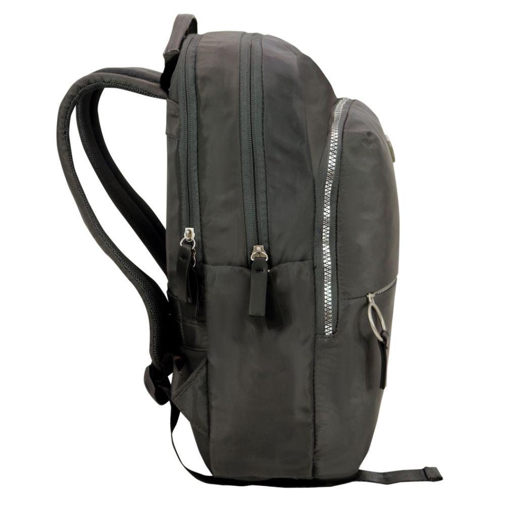Mochila Ejecutiva Mujer Boogy Gris Head-9