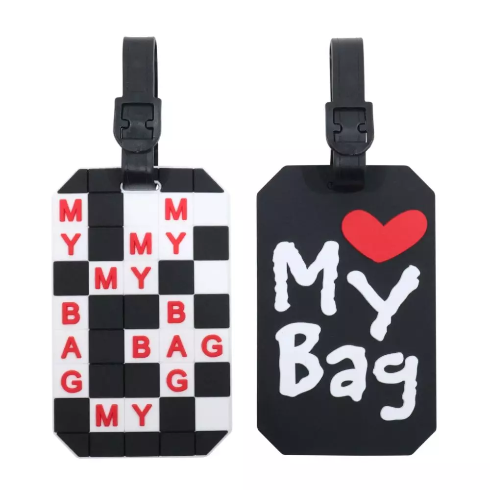 Identificador Etiqueta de Maleta Travel Tag Negro Head-1