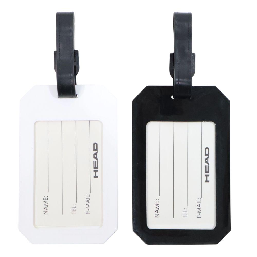Identificador Etiqueta de Maleta Travel Tag Negro Head-2