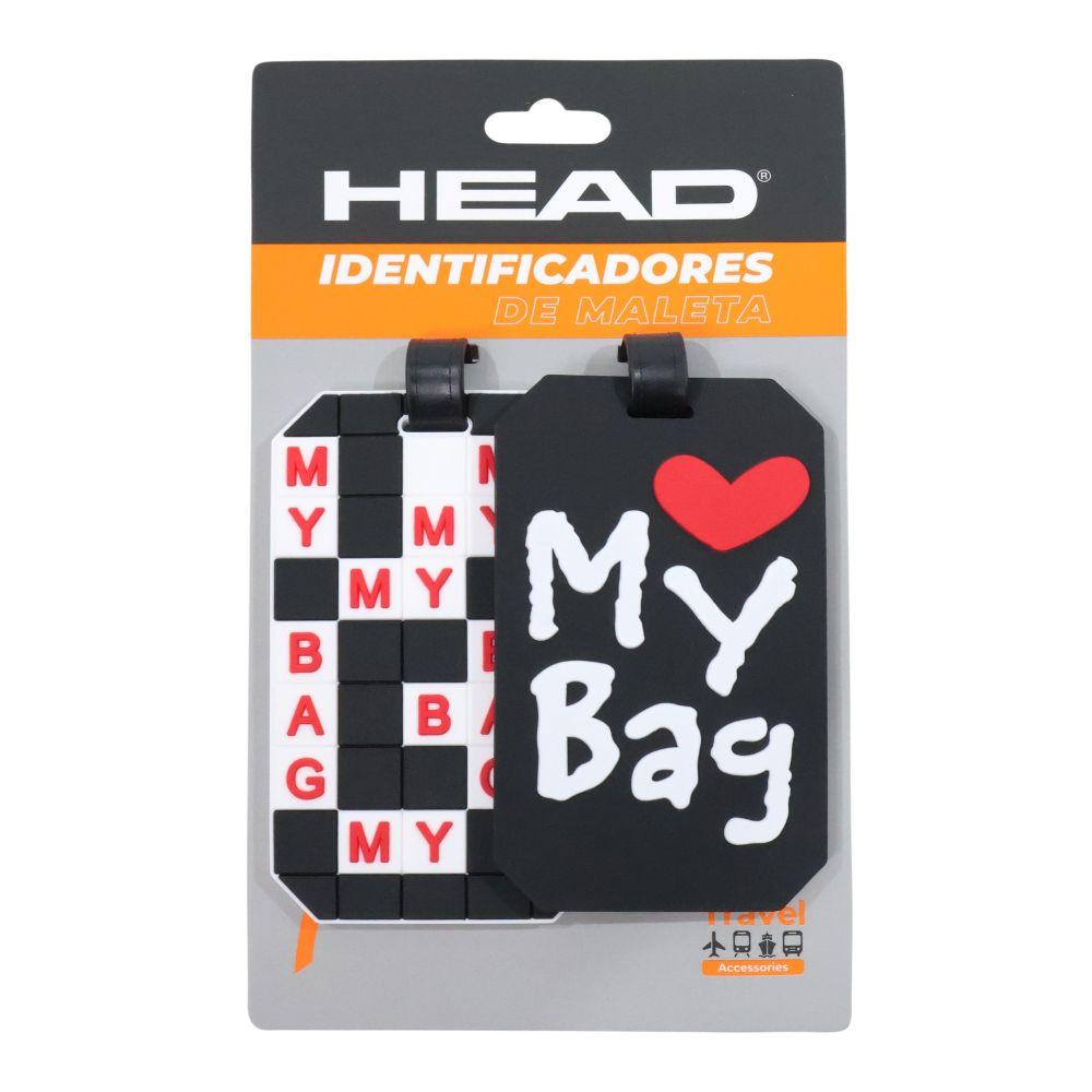 Identificador Etiqueta de Maleta Travel Tag Negro Head-3