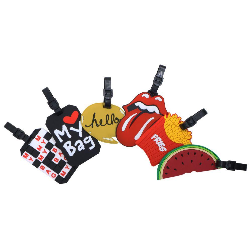 Identificador Etiqueta de Maleta Travel Tag Negro Head-4