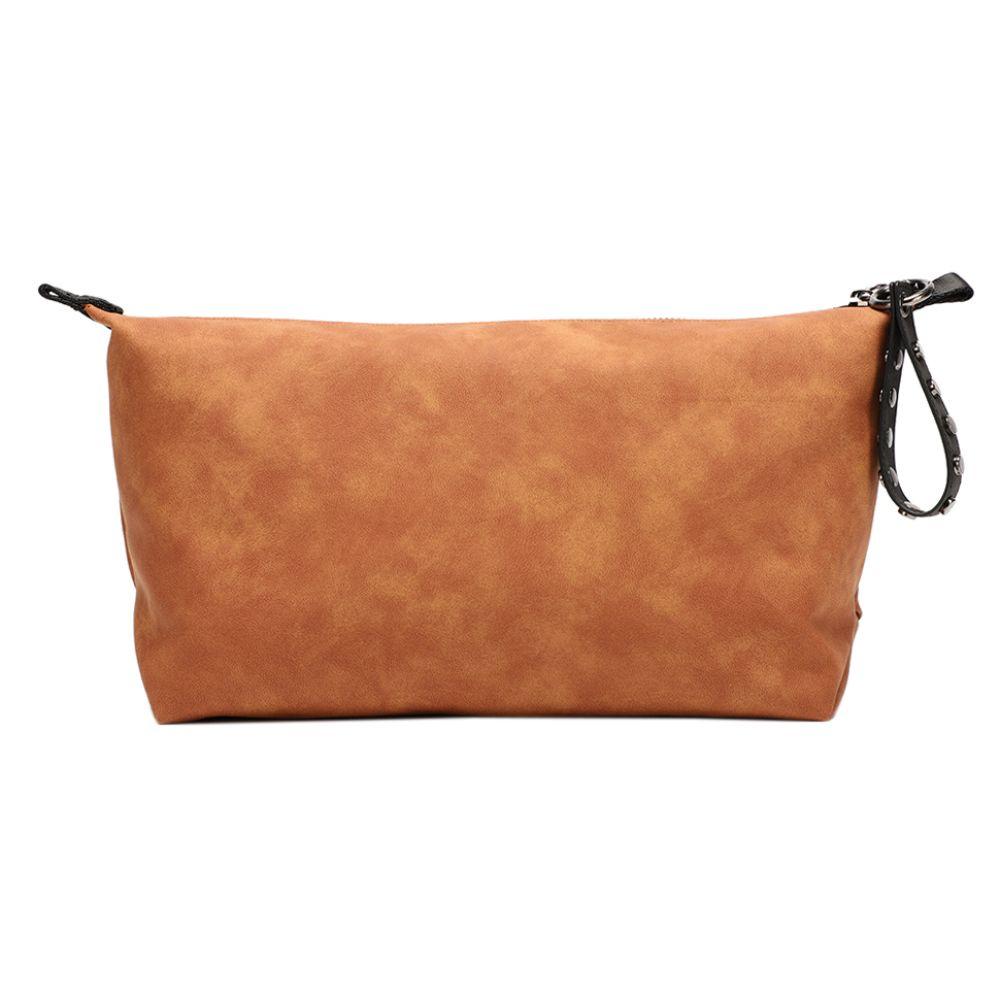 Neceser Cosmetiquero Abeto PU Camel Calu-5