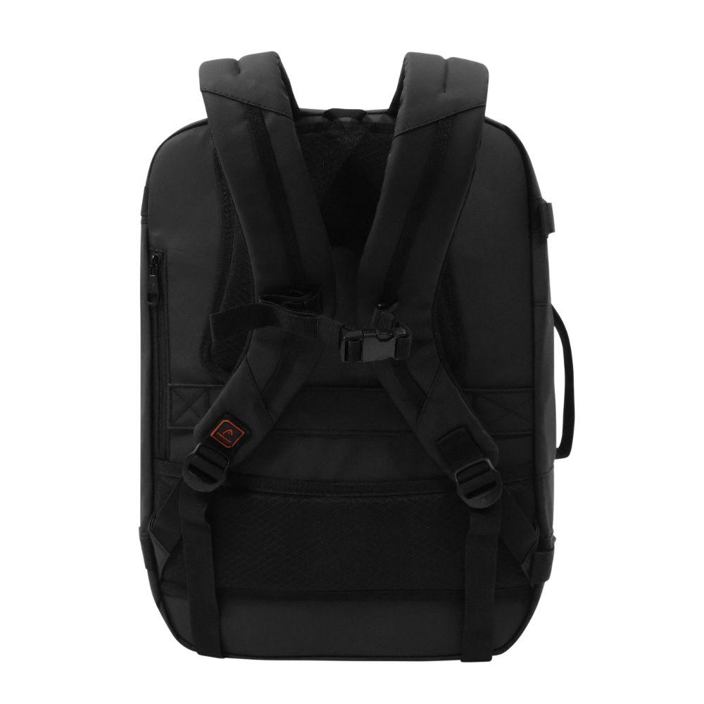 Mochila de Viaje Traveler Engomada New Reverse Negro Head-6