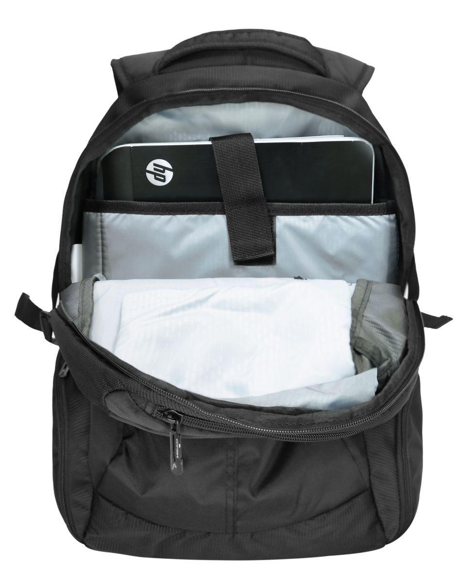 Mochila Porta Laptop Titan USB Negra Head-2