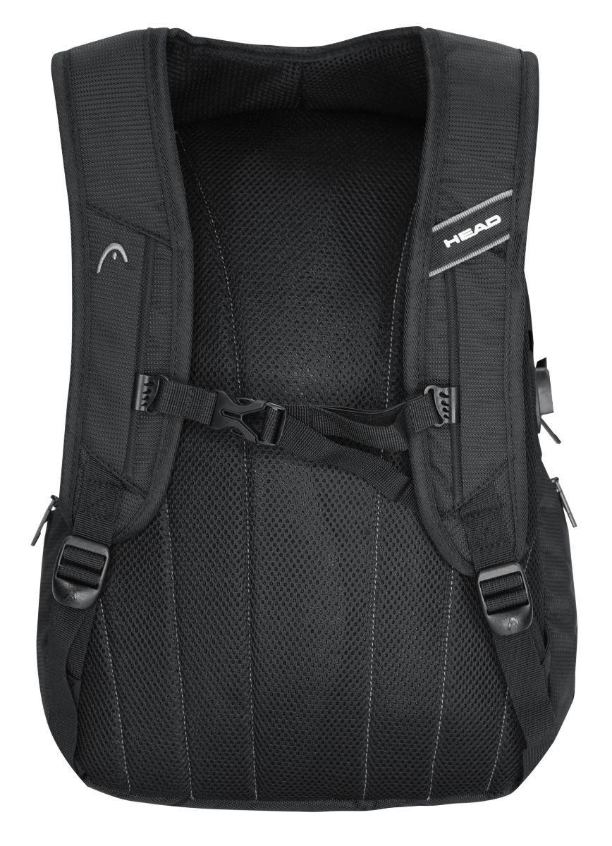 Mochila Porta Laptop Titan USB Negra Head-9