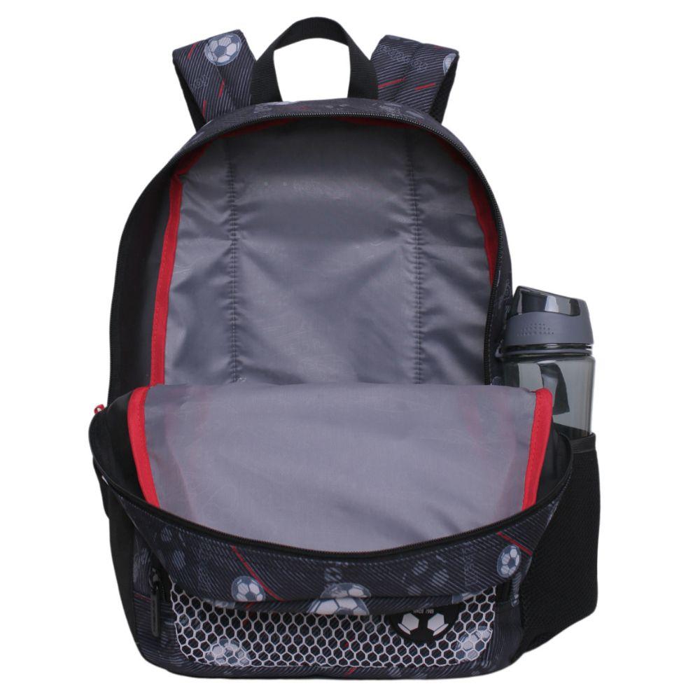 Mochila Infantil Niño Dance Futbol Negro Head-1