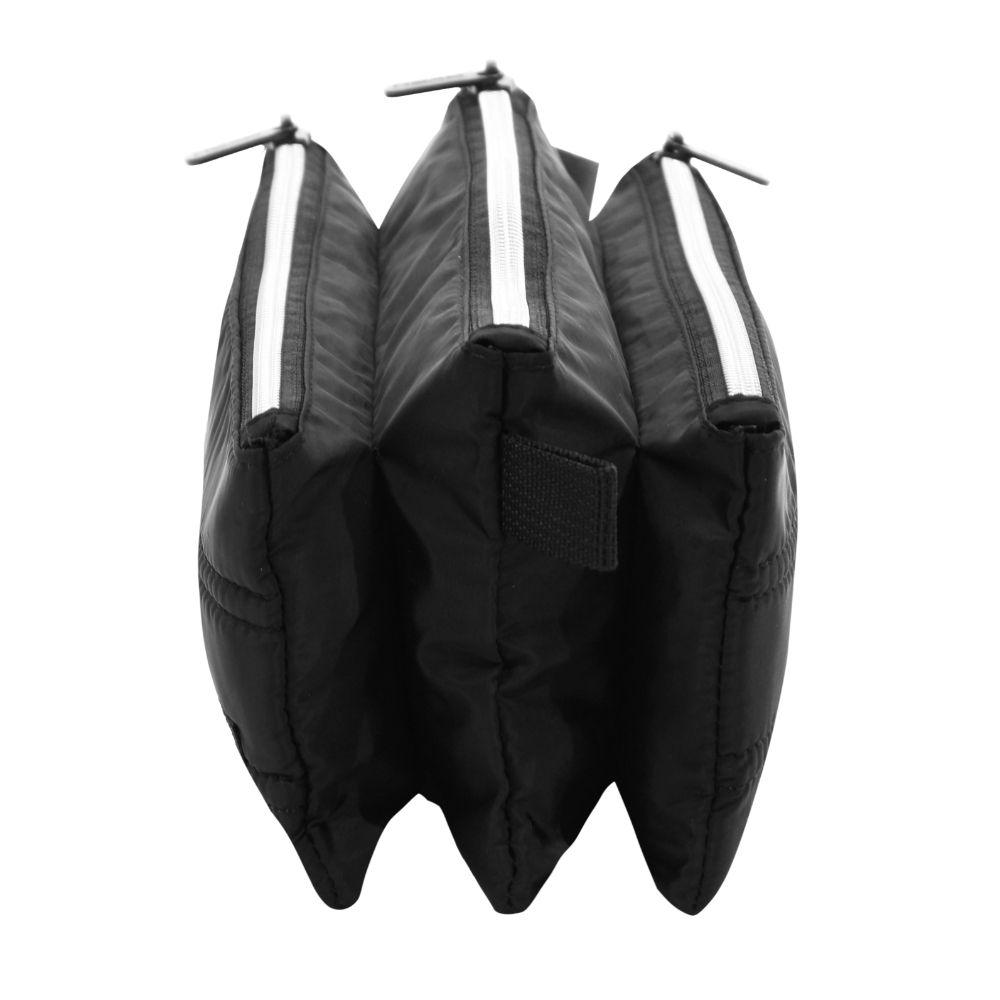 Estuche Triple Hombre March Negro Silver Head-3