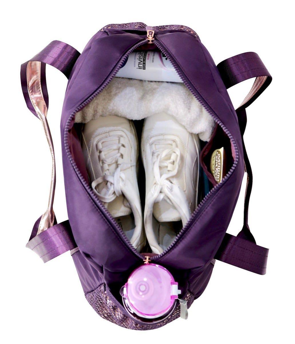 Bolso Deportivo Gradient Burdeo Rose Gold Head-5