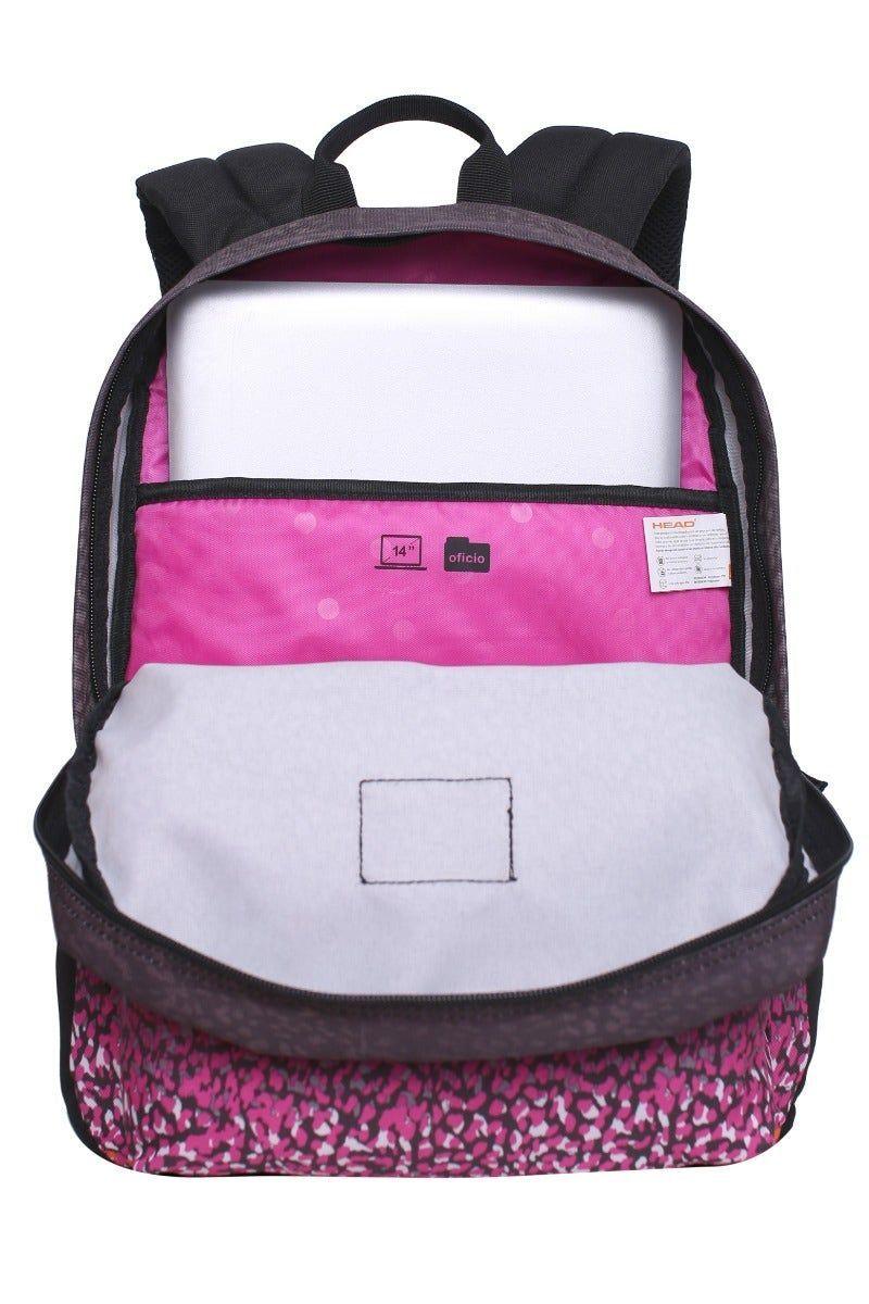 Mochila Rio 22 Leopardo Multicolor Head-1
