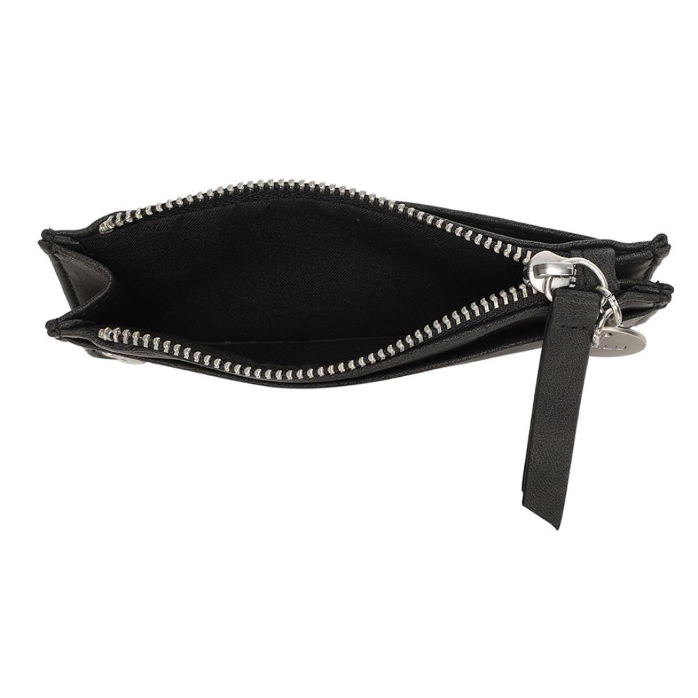 Billetera Monedero Sophie PU Negro Calu-2