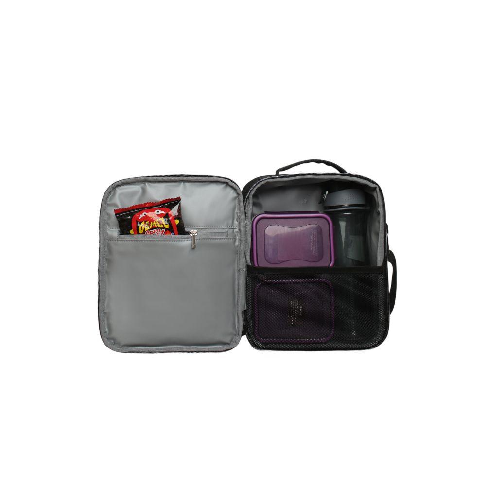 Lonchera Compacta Mujer Sherpa Negro Lila Head-2